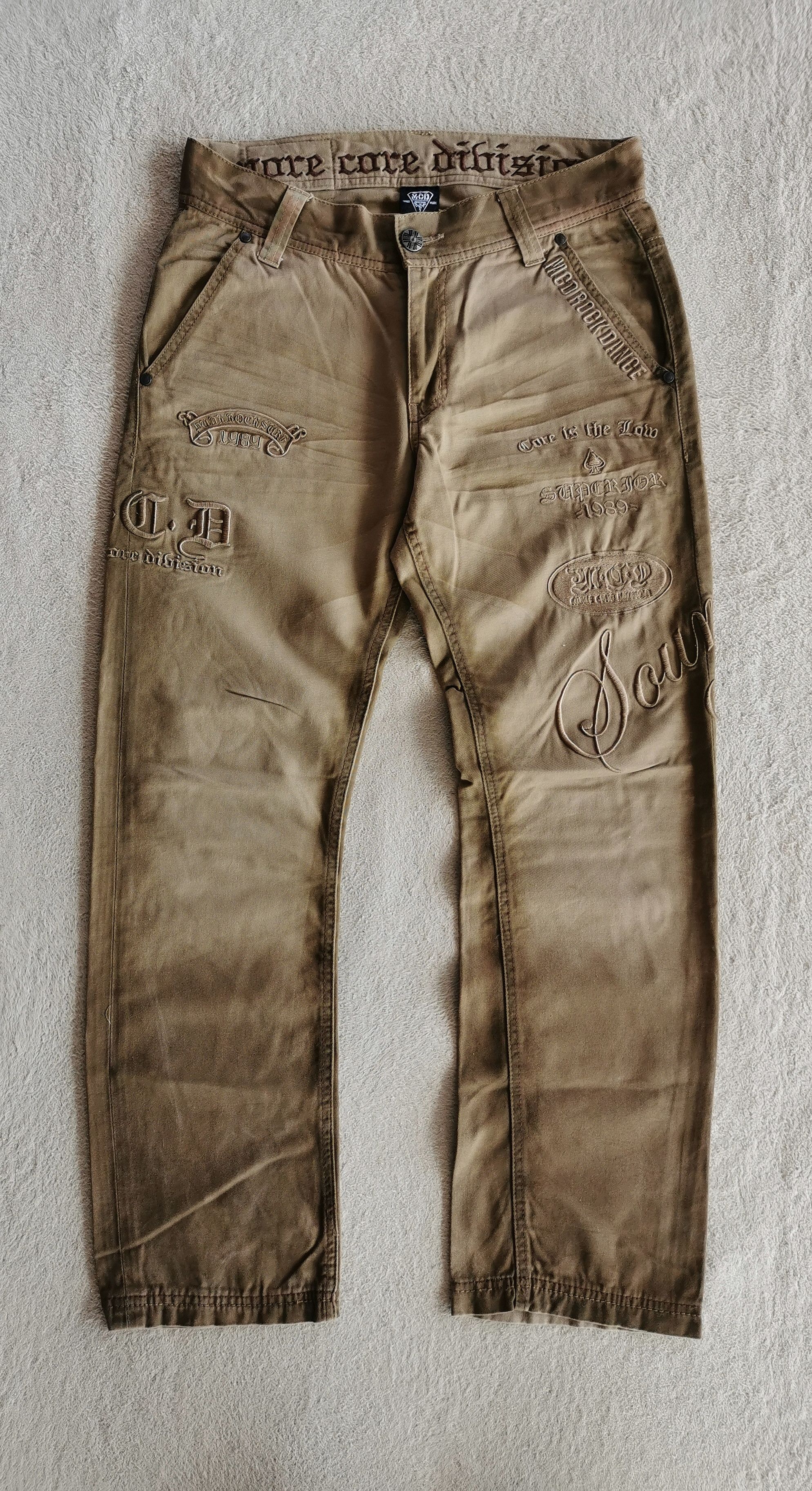 Japanese Brand More Core Division MCD Brown Jeans Size US 32 / EU 48 - 3 Thumbnail