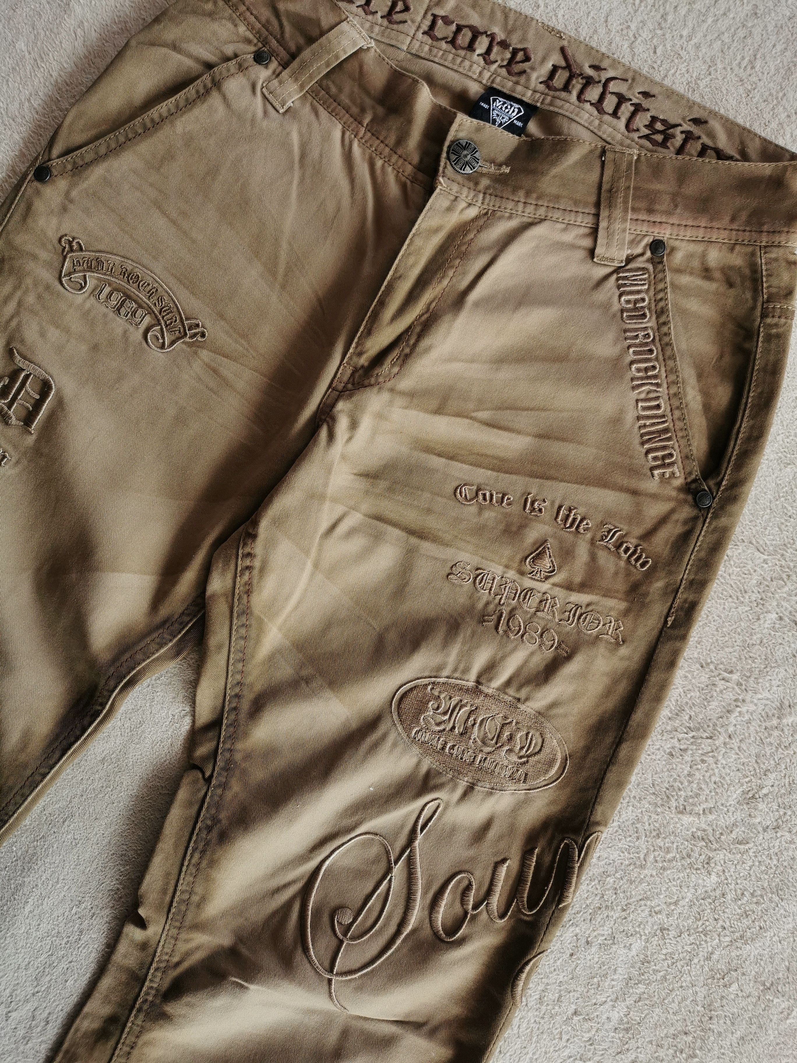 Japanese Brand More Core Division MCD Brown Jeans Size US 32 / EU 48 - 2 Thumbnail