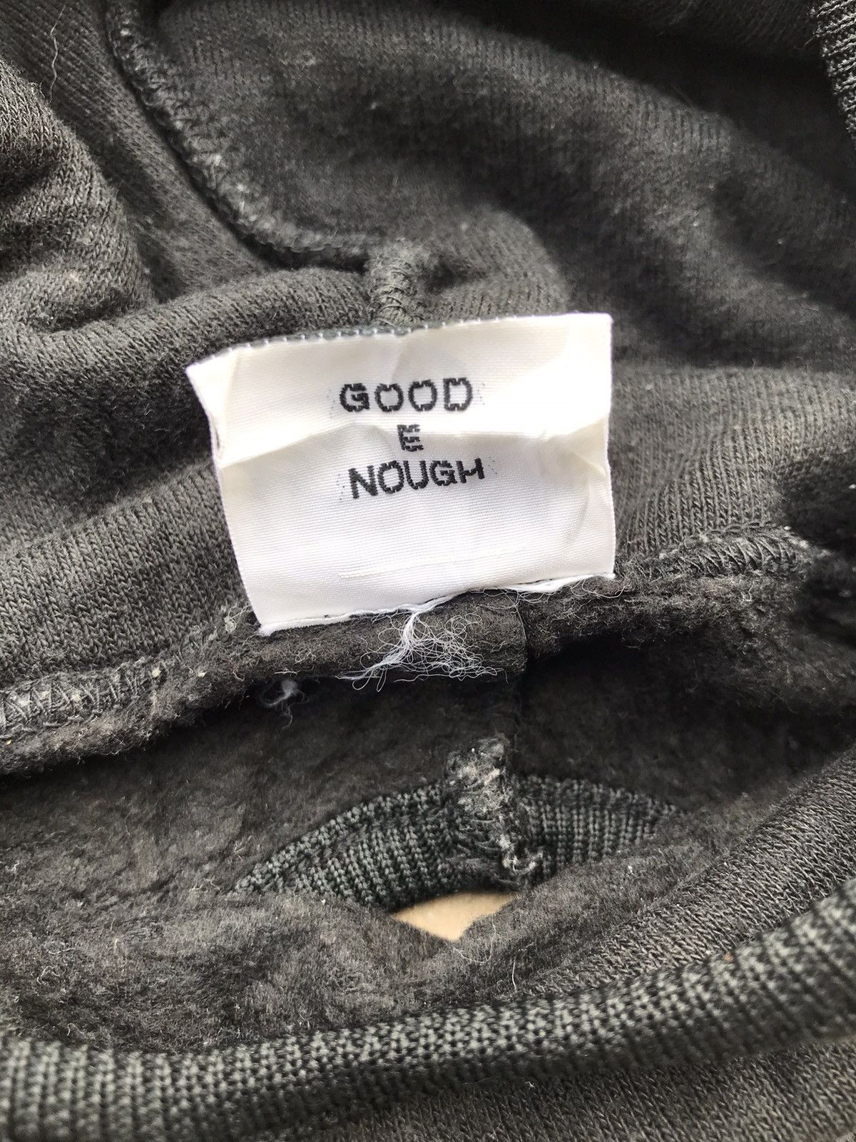 Good Enough Vintage Good Enough Hoodie Sweatshirt Big Spellout Size US M / EU 48-50 / 2 - 10 Thumbnail