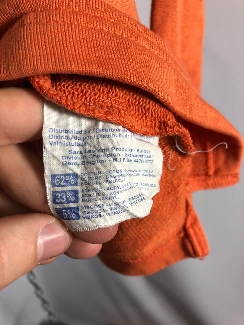 Champion Champion sweatshirt orange size XL Size US L / EU 52-54 / 3 - 4 Thumbnail