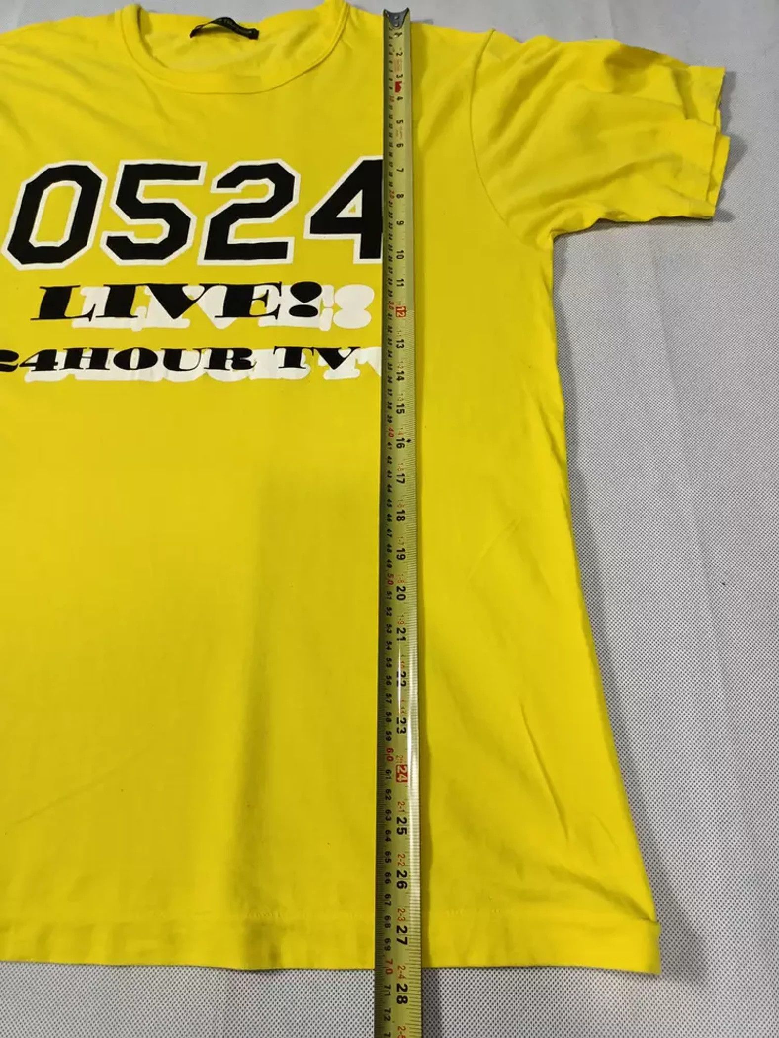 Japanese Brand × Takashi Murakami 24 Hour Television Tee 0524 live yellow Size US L / EU 52-54 / 3 - 6 Thumbnail
