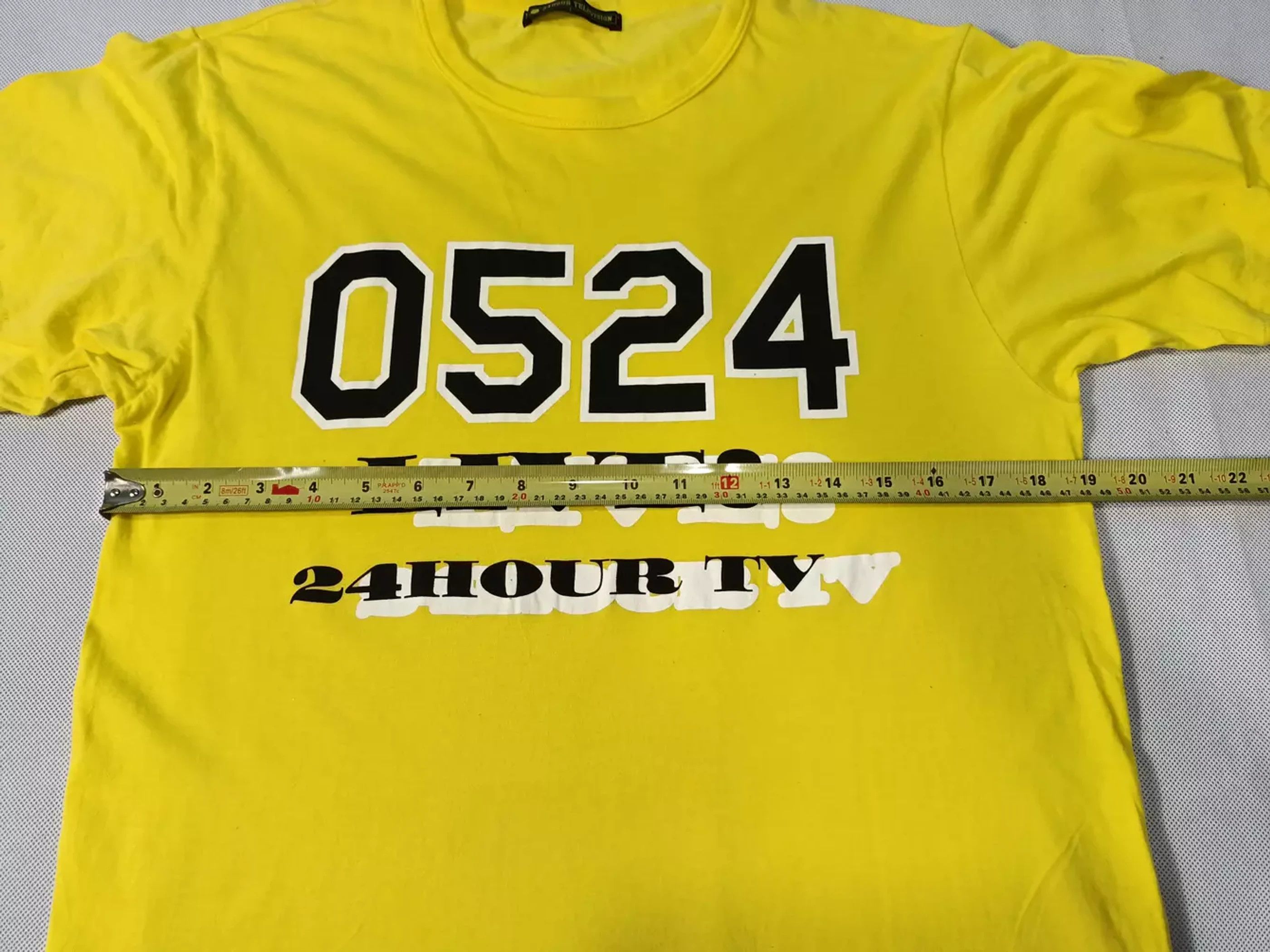 Japanese Brand × Takashi Murakami 24 Hour Television Tee 0524 live yellow Size US L / EU 52-54 / 3 - 5 Thumbnail