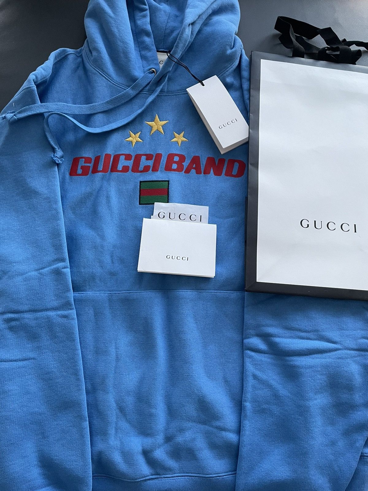 Gucci Rare Brand NEW Runway Gucci Band Limited Edition Hoodie Size US L / EU 52-54 / 3 - 18 Thumbnail