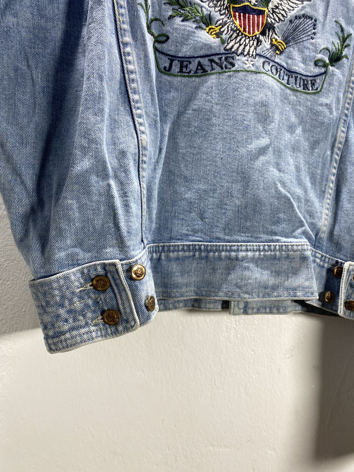 Versace × Versace Jeans Couture Versace Jeans Couture Denim Jacket Size US L / EU 52-54 / 3 - 3 Thumbnail