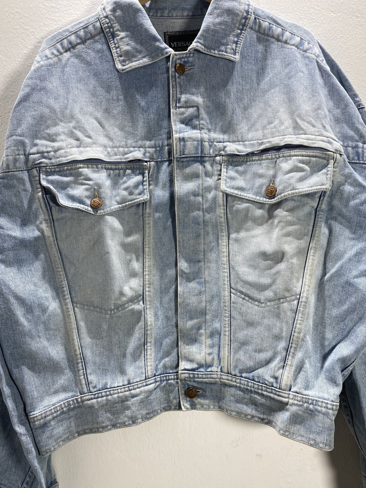 Versace × Versace Jeans Couture Versace Jeans Couture Denim Jacket Size US L / EU 52-54 / 3 - 11 Thumbnail