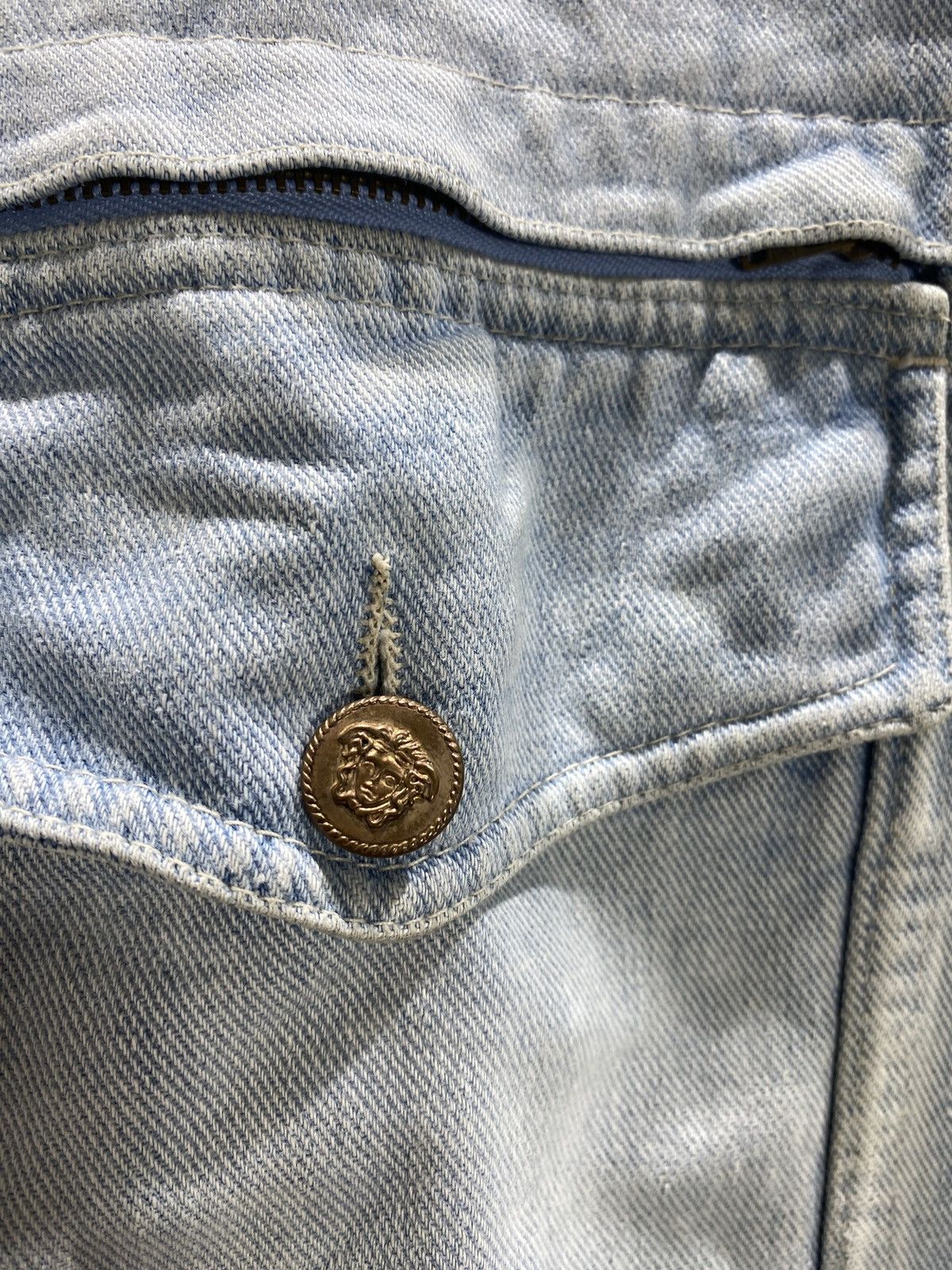 Versace × Versace Jeans Couture Versace Jeans Couture Denim Jacket Size US L / EU 52-54 / 3 - 9 Thumbnail
