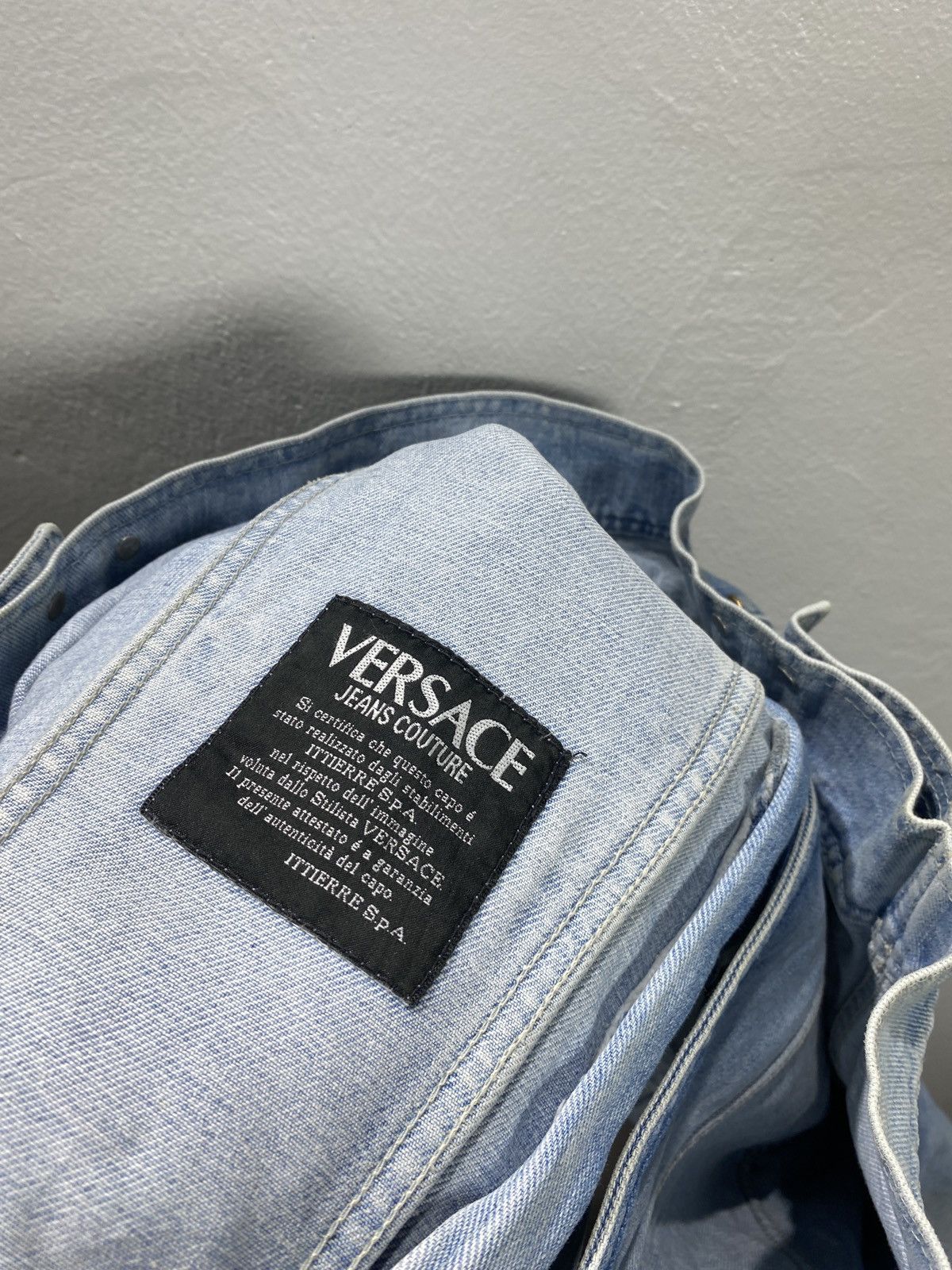 Versace × Versace Jeans Couture Versace Jeans Couture Denim Jacket Size US L / EU 52-54 / 3 - 4 Thumbnail