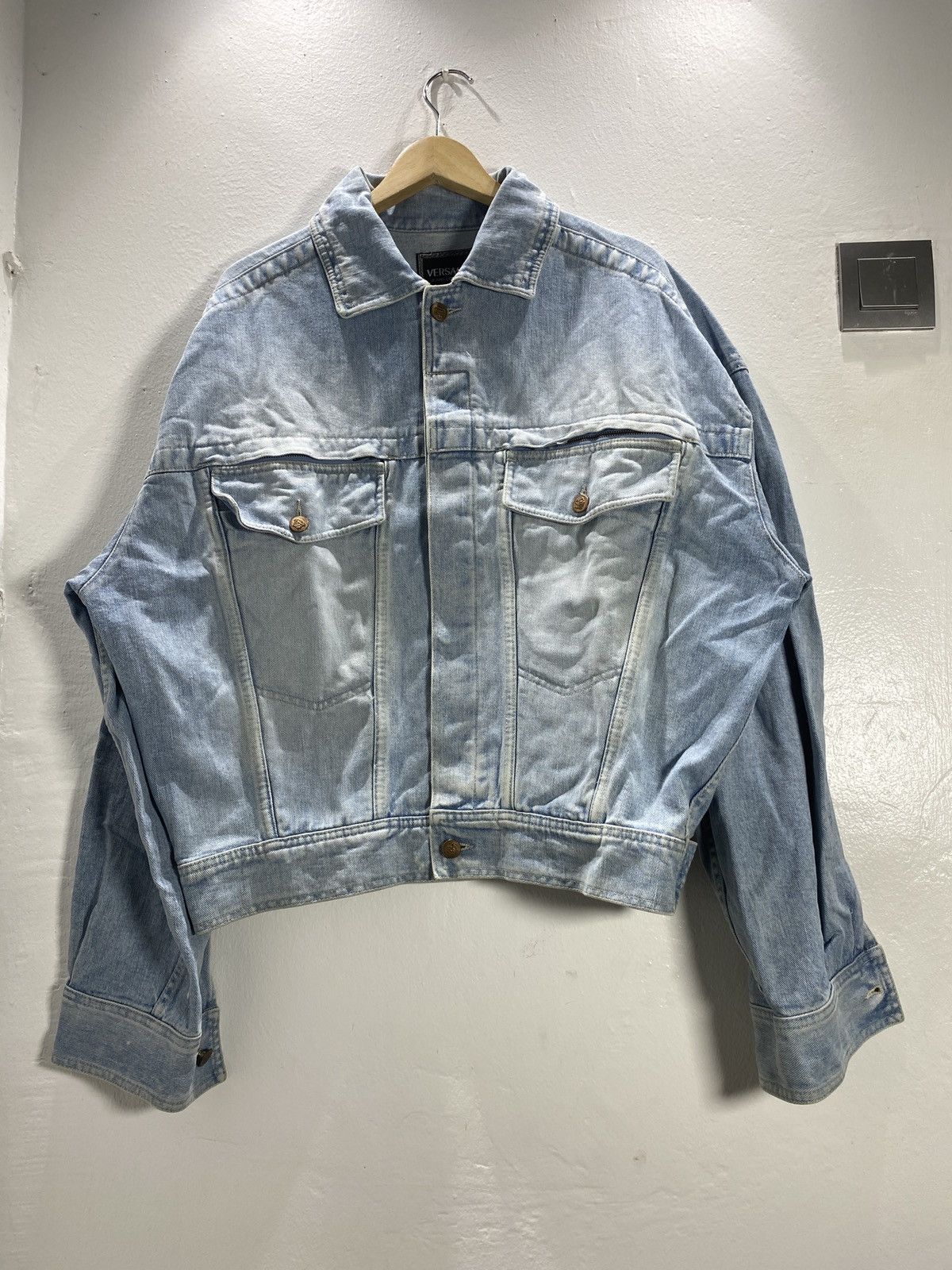 Versace × Versace Jeans Couture Versace Jeans Couture Denim Jacket Size US L / EU 52-54 / 3 - 2 Thumbnail