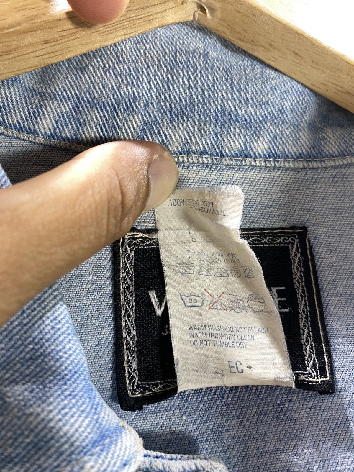 Versace × Versace Jeans Couture Versace Jeans Couture Denim Jacket Size US L / EU 52-54 / 3 - 6 Thumbnail