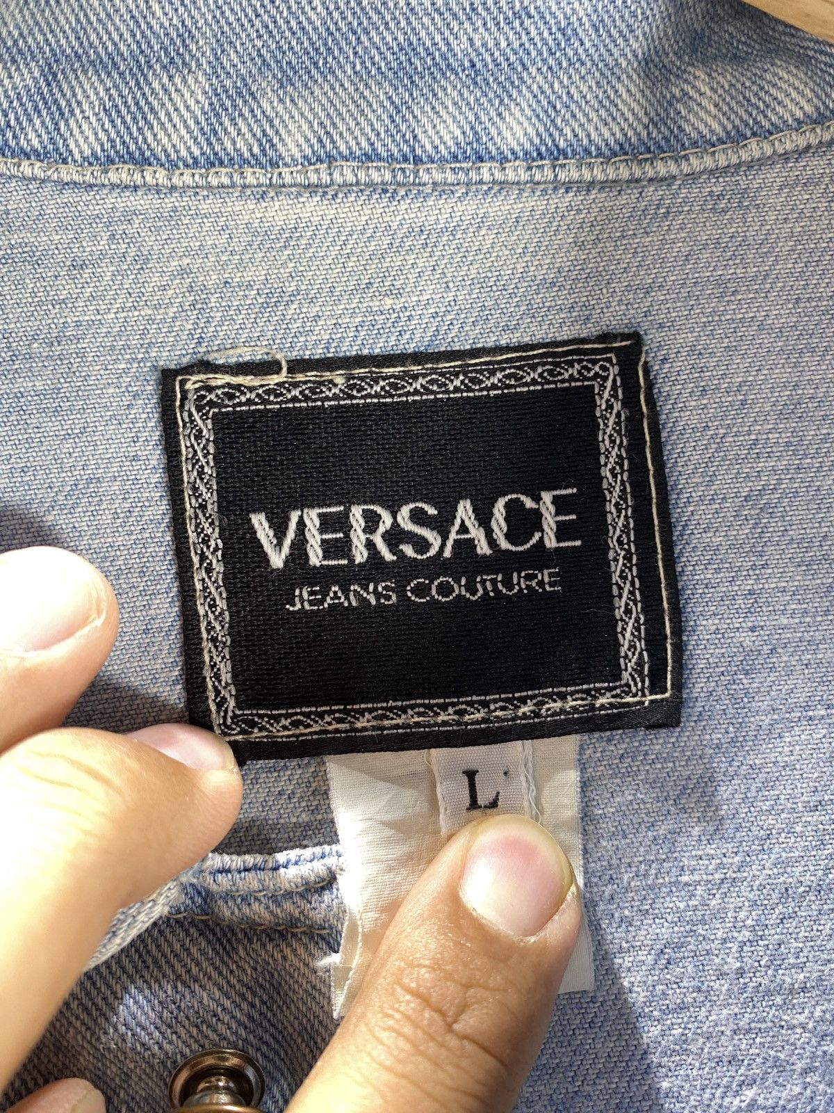 Versace × Versace Jeans Couture Versace Jeans Couture Denim Jacket Size US L / EU 52-54 / 3 - 5 Thumbnail