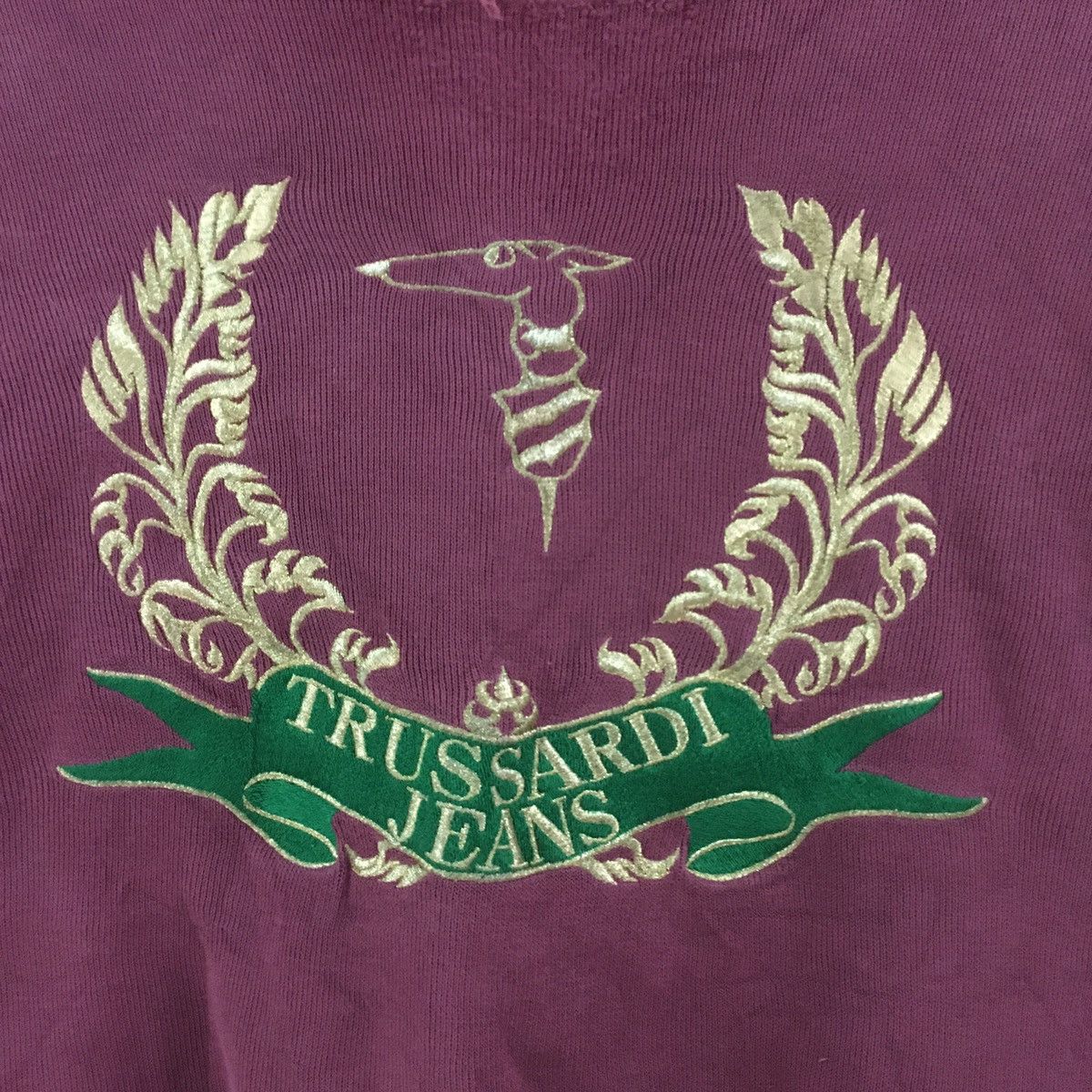 Trussardi Vintage Trussardi Distressed Crewneck Sweatshirt Size US M / EU 48-50 / 2 - 3 Thumbnail