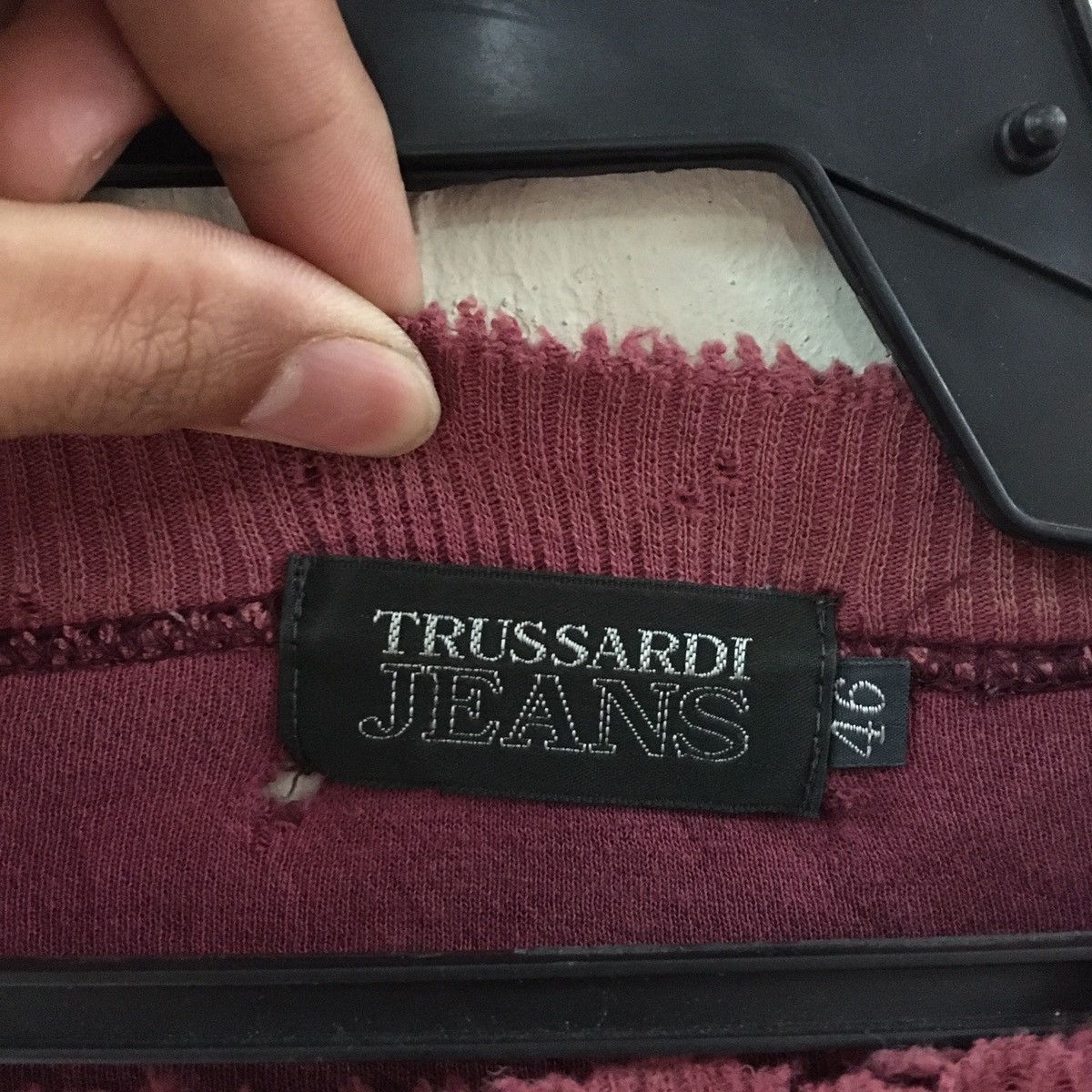 Trussardi Vintage Trussardi Distressed Crewneck Sweatshirt Size US M / EU 48-50 / 2 - 4 Thumbnail