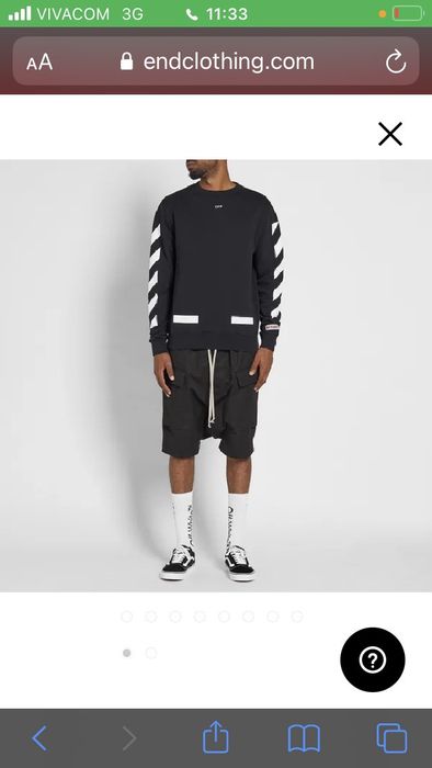 Off white jumper seeing things sales