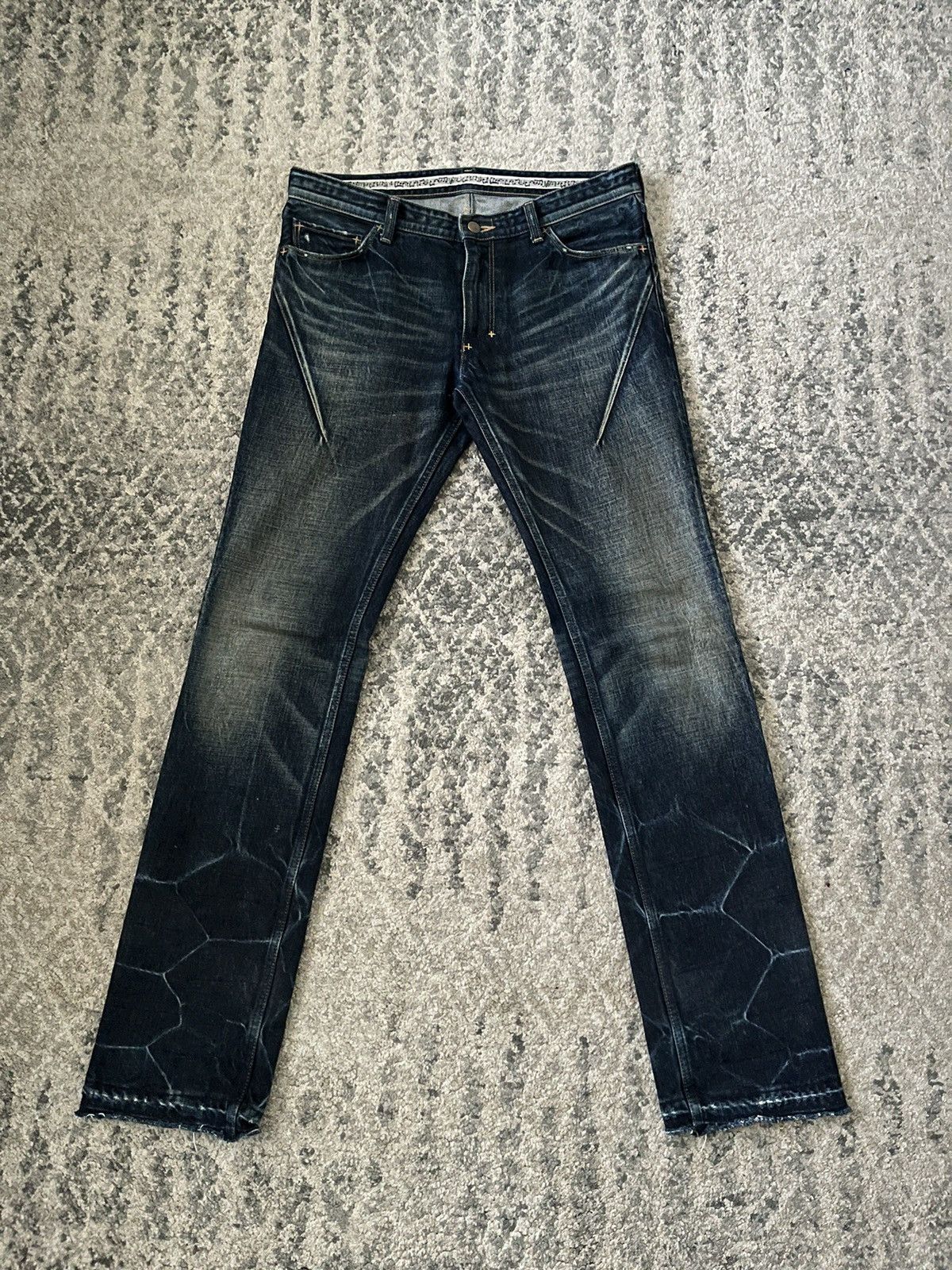 Number (N)ine Number Nine SS 2008 “Birds” Honeycomb denim Number (N)ine Number Nine SS 2008 “Birds” Honeycomb denim