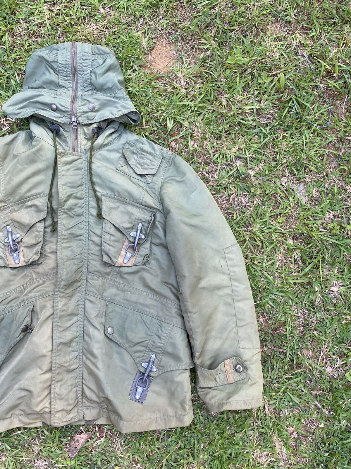 PPFM PPFM Yellow Riot Punk Green Military Flying Jacket Size US L / EU 52-54 / 3 - 8 Thumbnail