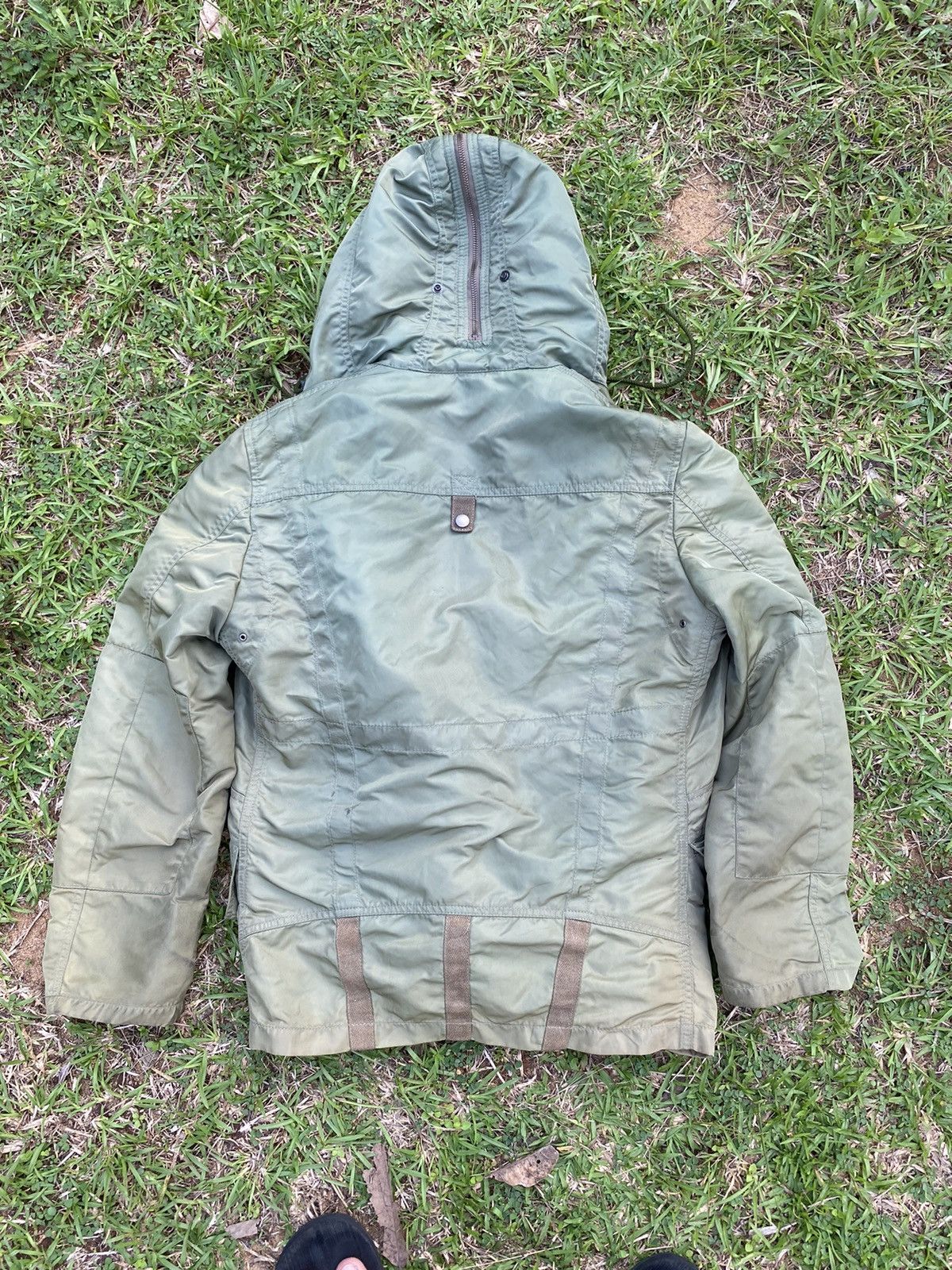 PPFM PPFM Yellow Riot Punk Green Military Flying Jacket Size US L / EU 52-54 / 3 - 13 Thumbnail