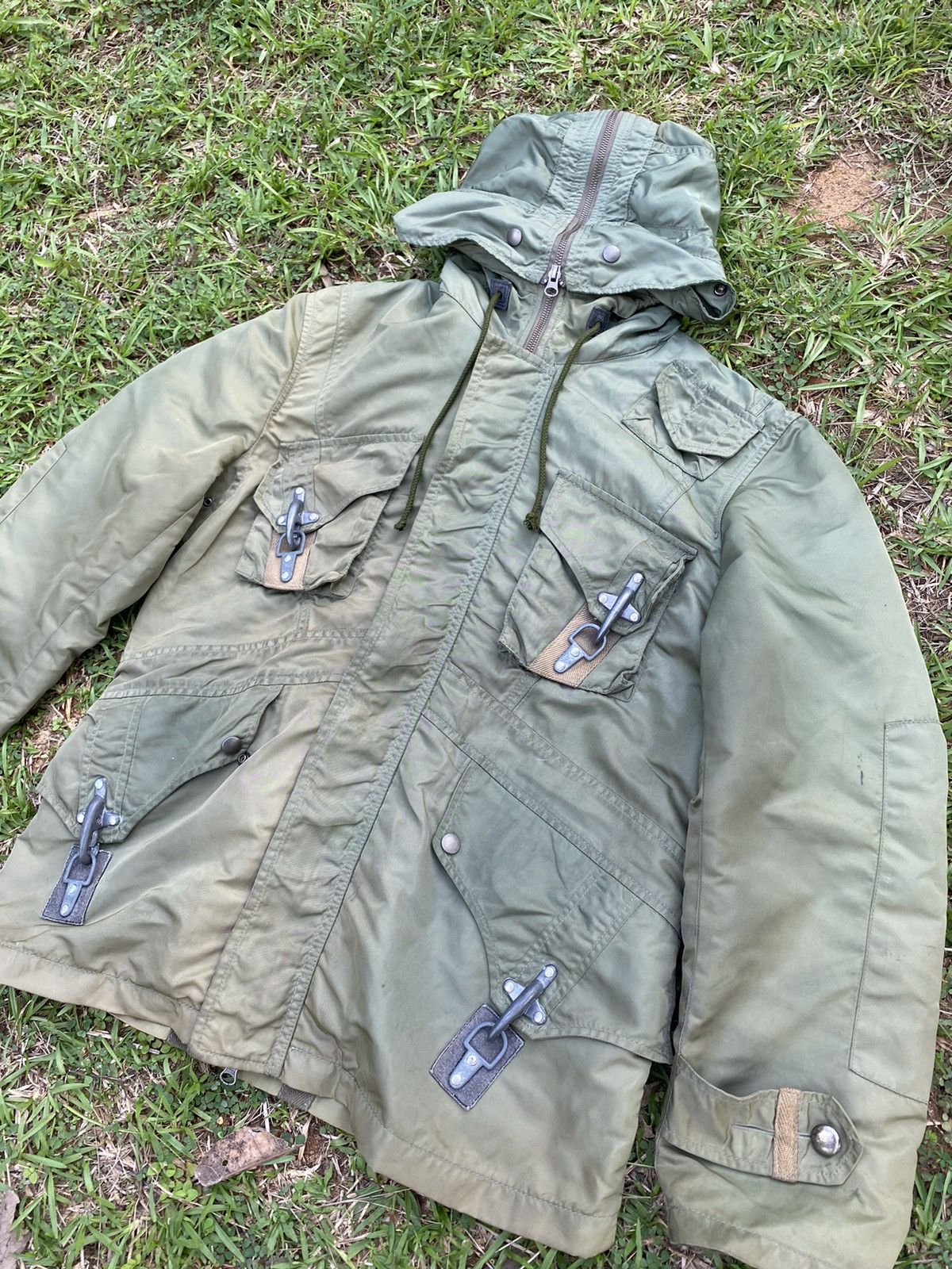 PPFM PPFM Yellow Riot Punk Green Military Flying Jacket Size US L / EU 52-54 / 3 - 4 Thumbnail