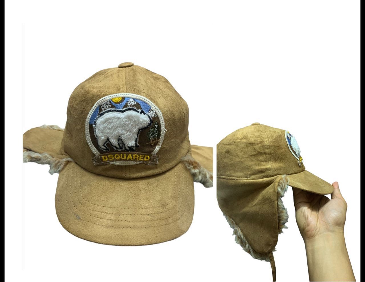 Dsquared2 Dsquared2 Ear Flap Cap Bear Embroidered Grailed