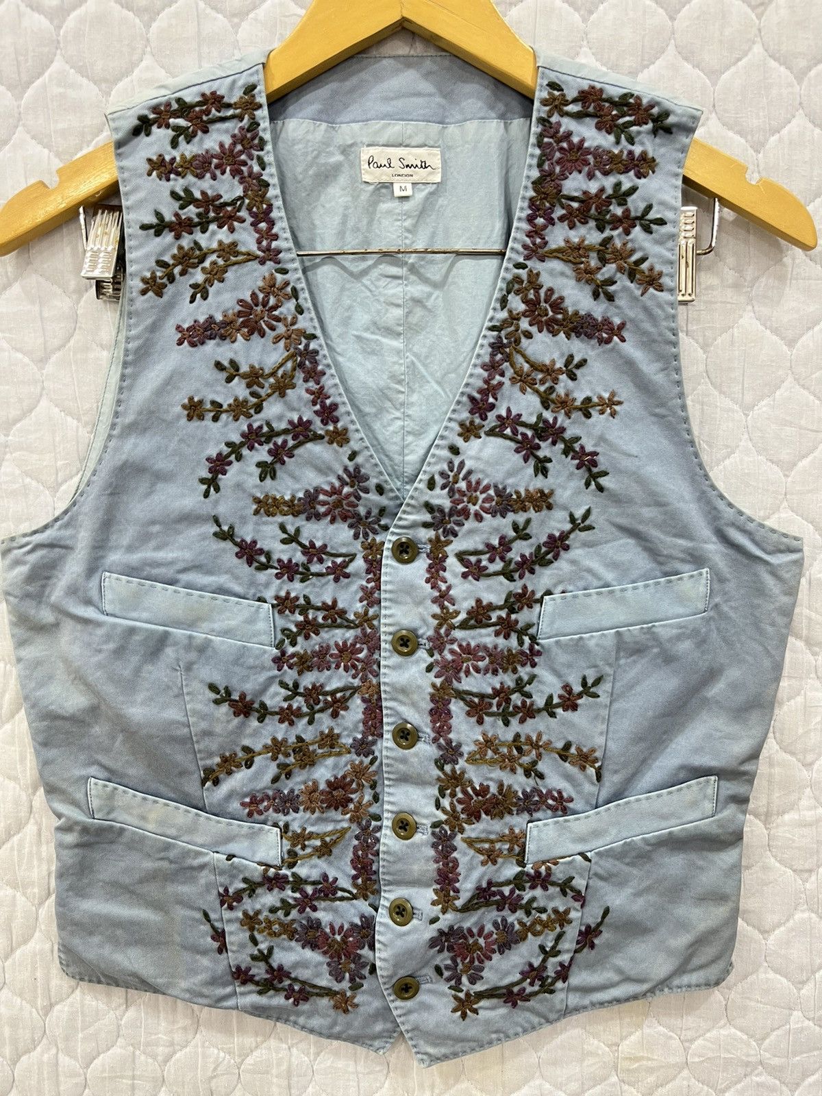 Paul Smith O. PAUL SMITH FLORAL VEST Size US M / EU 48-50 / 2 - 4 Thumbnail