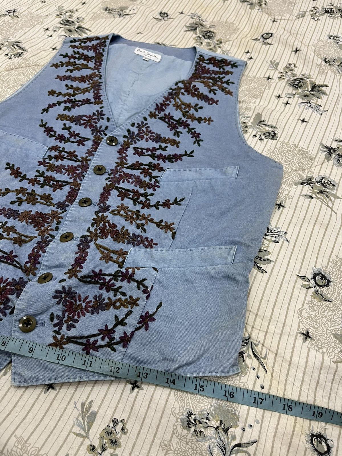 Paul Smith O. PAUL SMITH FLORAL VEST Size US M / EU 48-50 / 2 - 15 Thumbnail