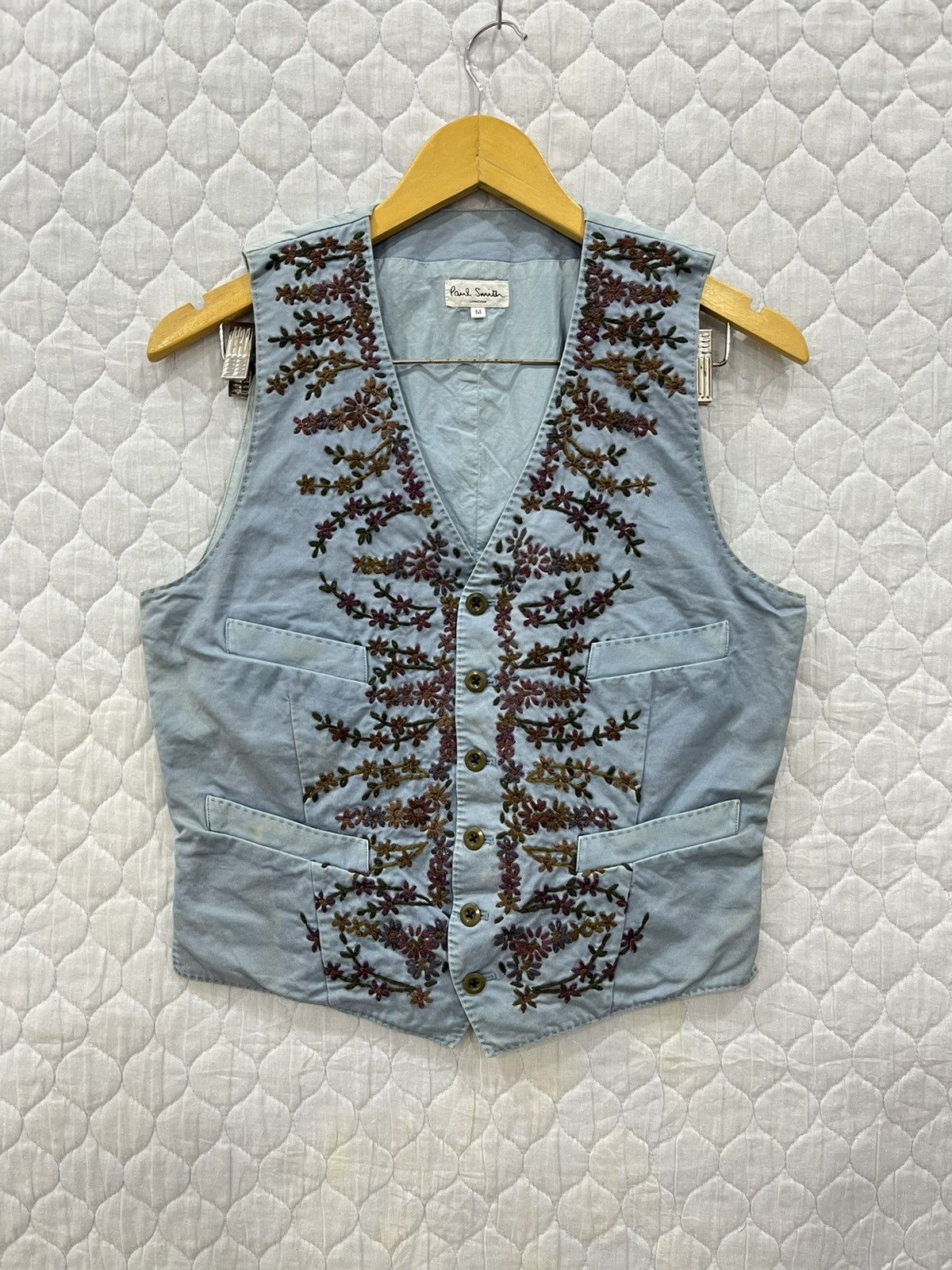 Paul Smith O. PAUL SMITH FLORAL VEST Size US M / EU 48-50 / 2 - 1 Thumbnail