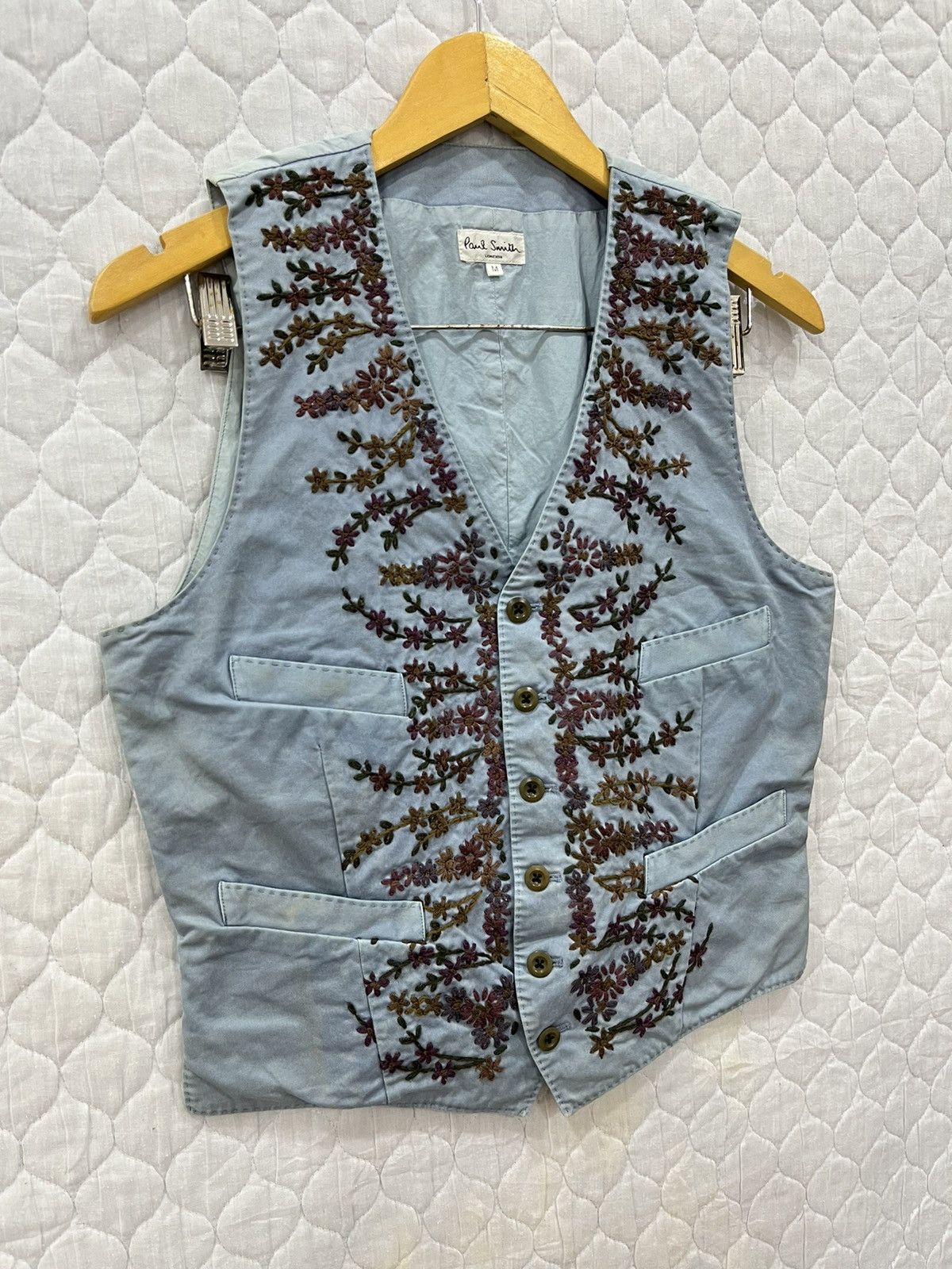 Paul Smith O. PAUL SMITH FLORAL VEST Size US M / EU 48-50 / 2 - 3 Thumbnail