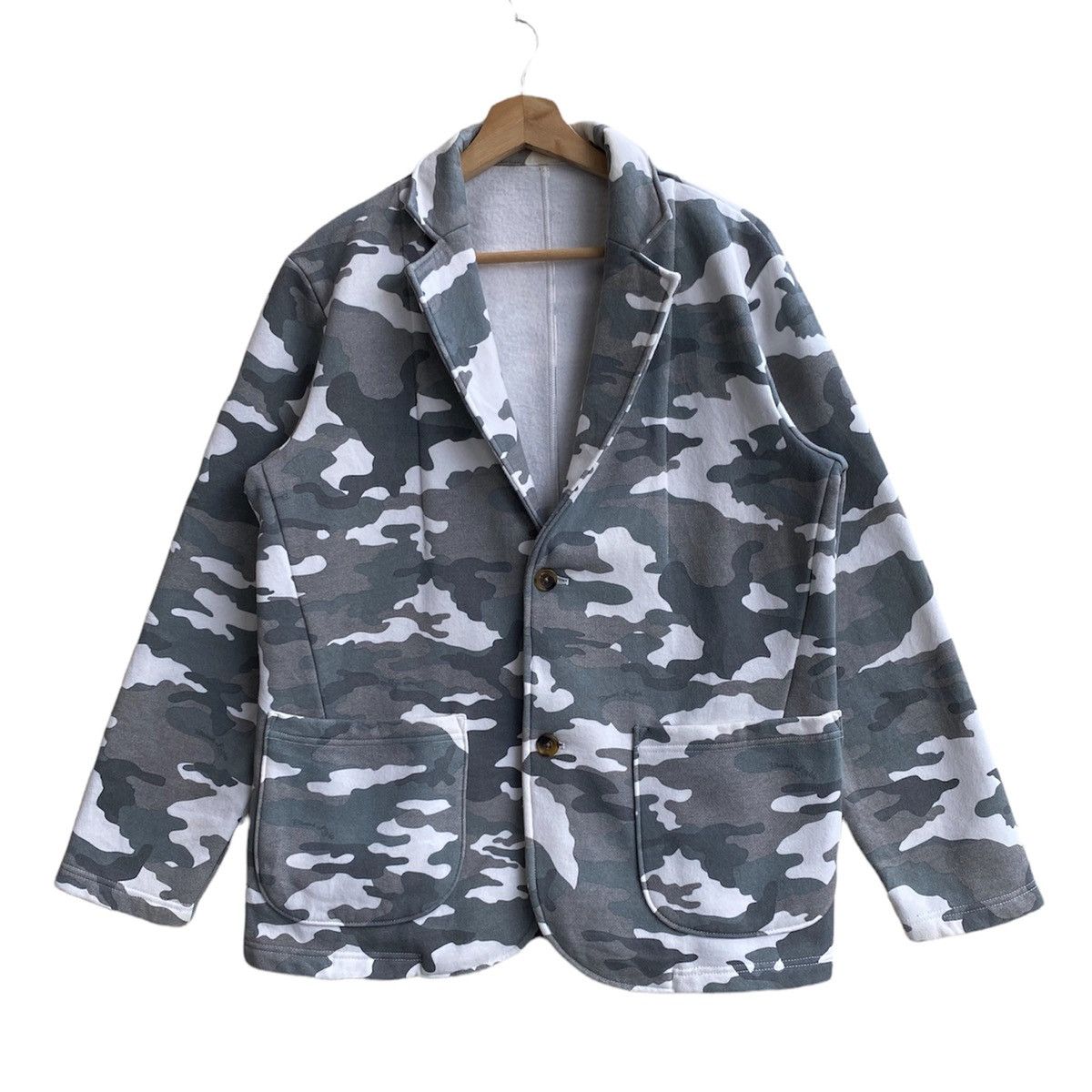 Beams Plus × Japanese Brand 💥Beam Light Camo Button Up LIght Jacket Size XL Size US XL / EU 56 / 4 - 4 Thumbnail