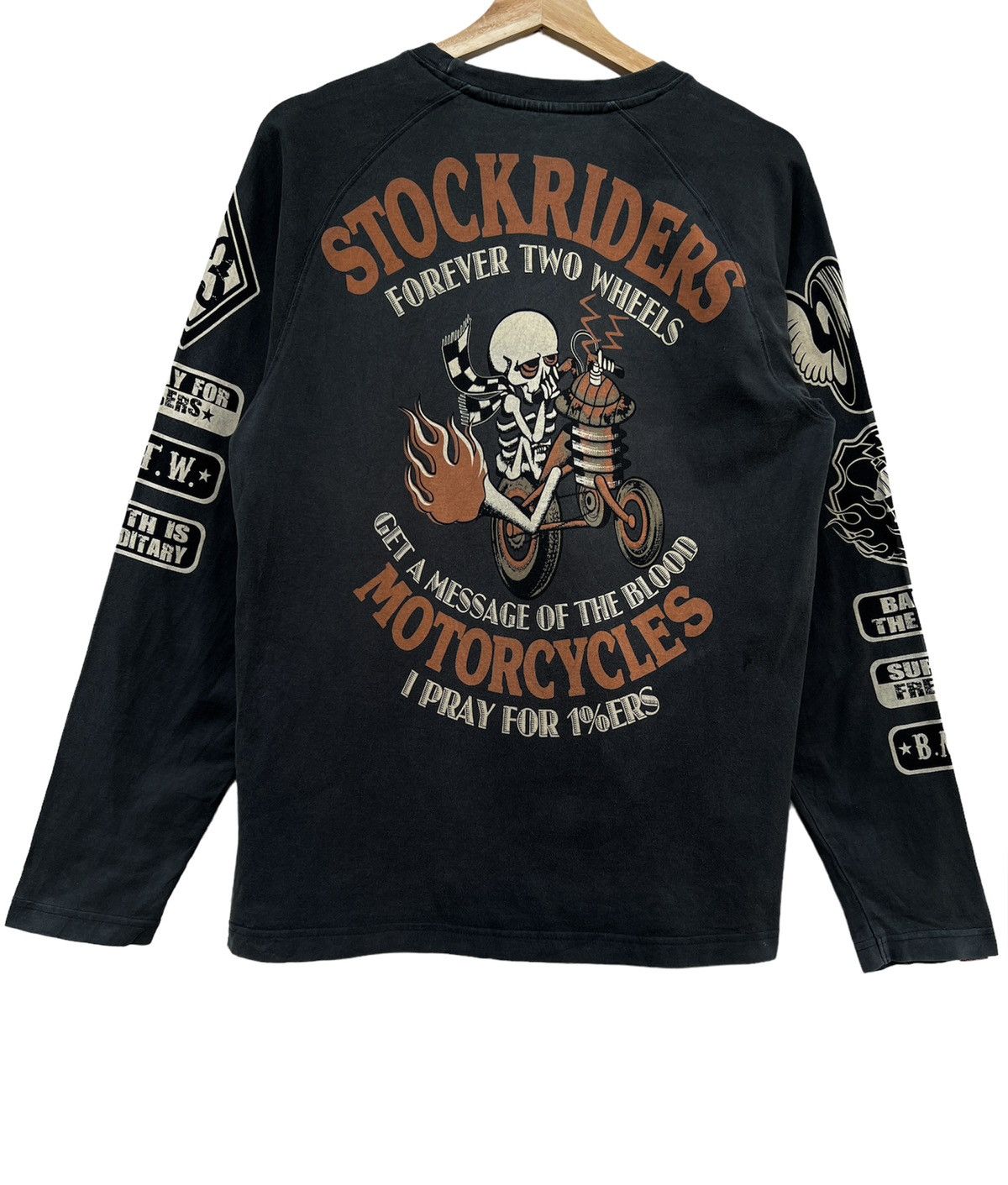 Japanese Brand Stockriders Motorcycle Long Sleeve Size US S / EU 44-46 / 1 - 4 Thumbnail