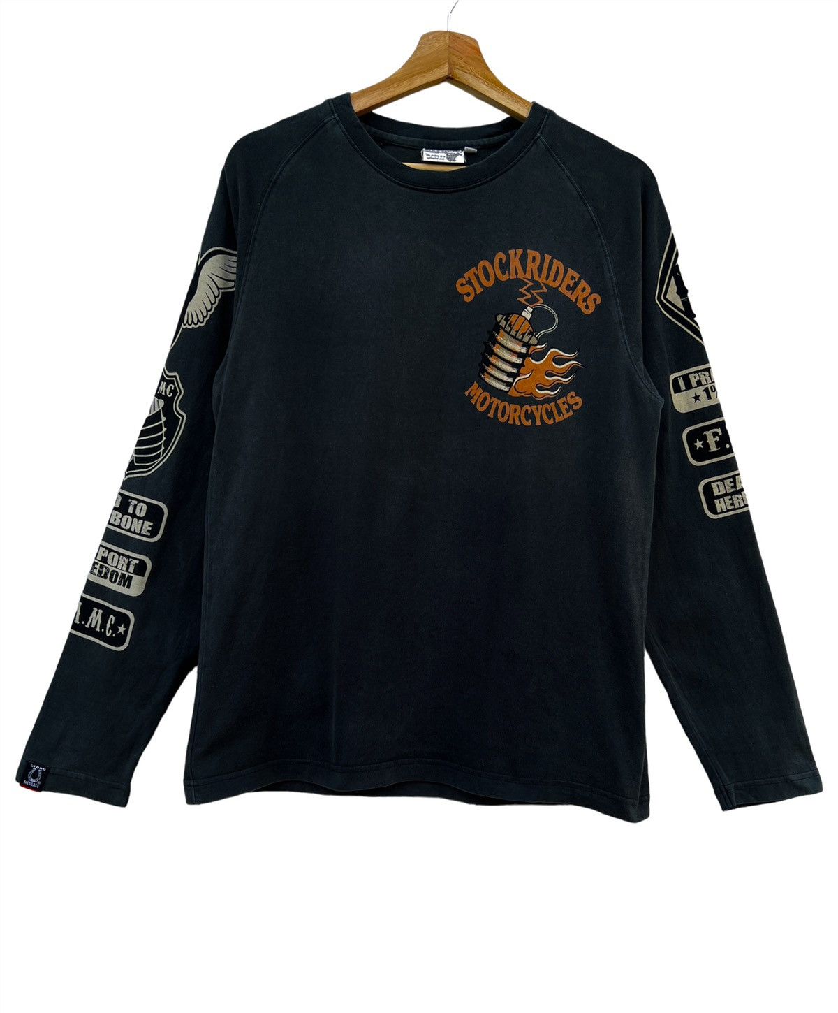 Japanese Brand Stockriders Motorcycle Long Sleeve Size US S / EU 44-46 / 1 - 1 Thumbnail