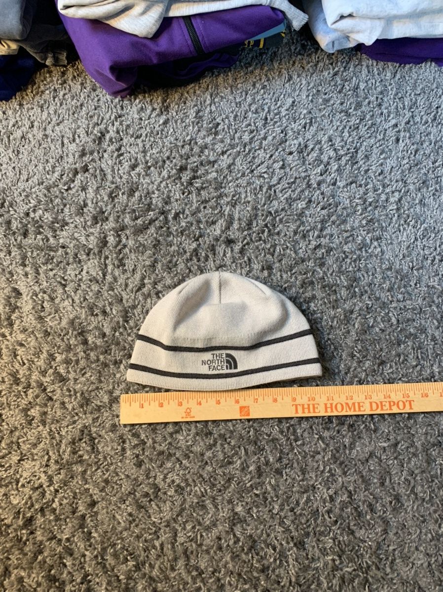 The North Face × Vintage Vintage y2k The North face Beanie White Size ONE SIZE - 2 Thumbnail