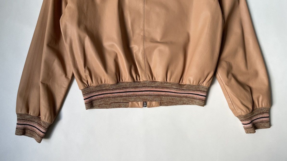 Prada A/W 14 Peach Leather Jacket Size M / US 6-8 / IT 42-44 - 13 Thumbnail