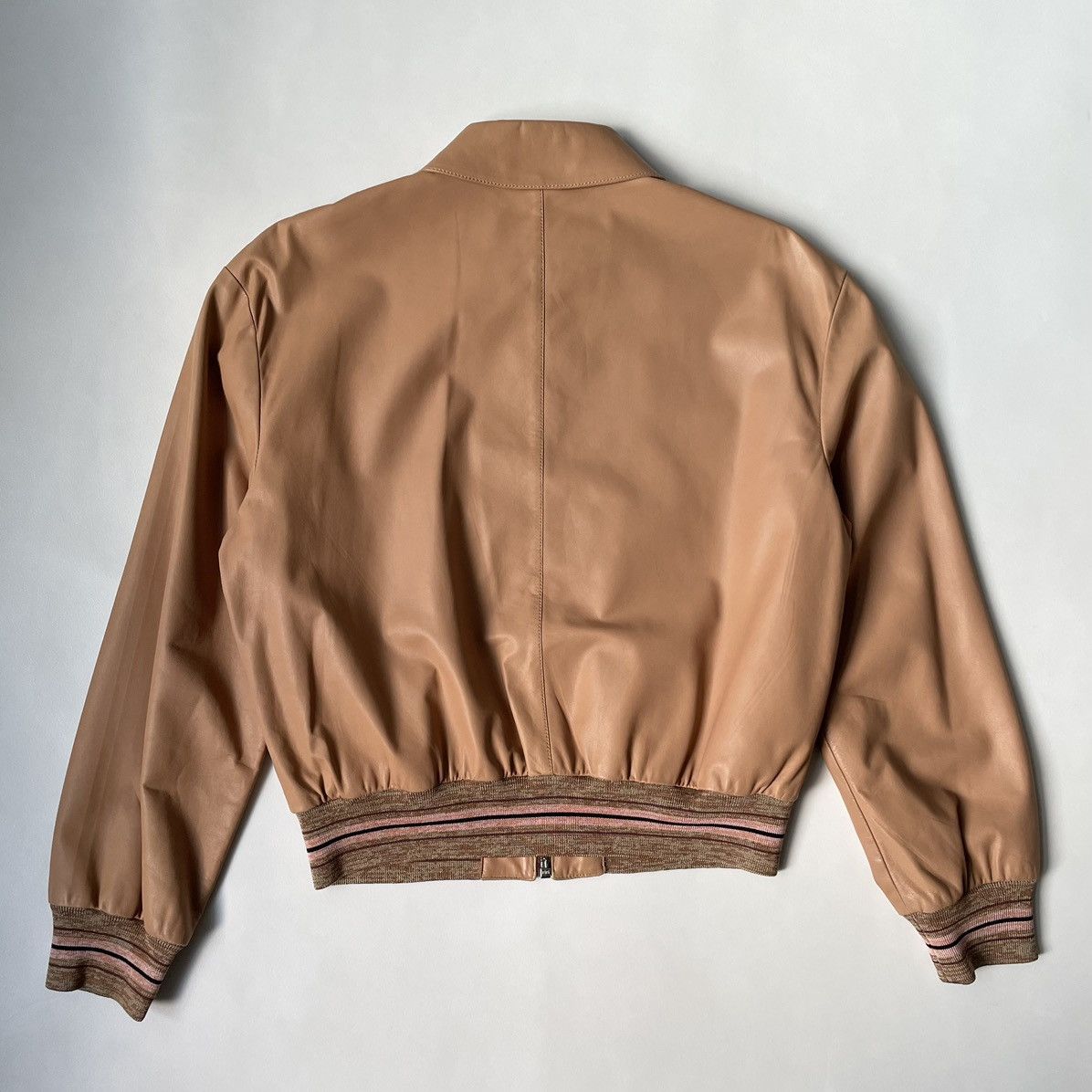 Prada A/W 14 Peach Leather Jacket Size M / US 6-8 / IT 42-44 - 10 Thumbnail