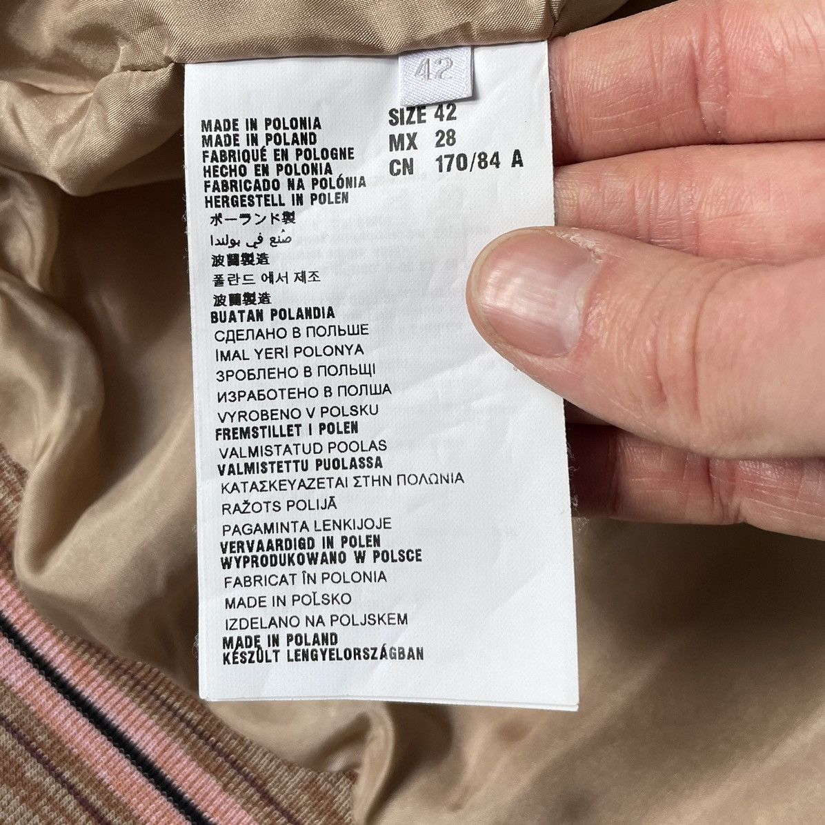 Prada A/W 14 Peach Leather Jacket Size M / US 6-8 / IT 42-44 - 8 Thumbnail
