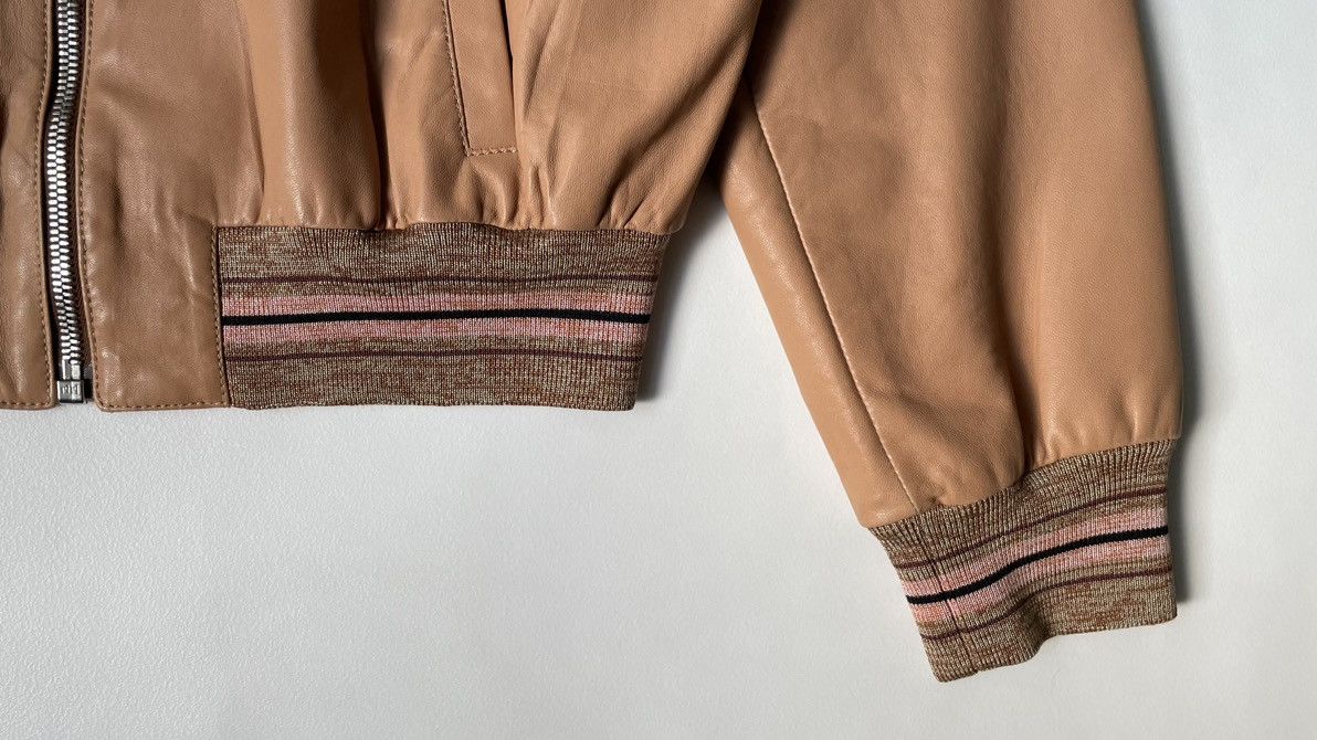 Prada A/W 14 Peach Leather Jacket Size M / US 6-8 / IT 42-44 - 6 Thumbnail