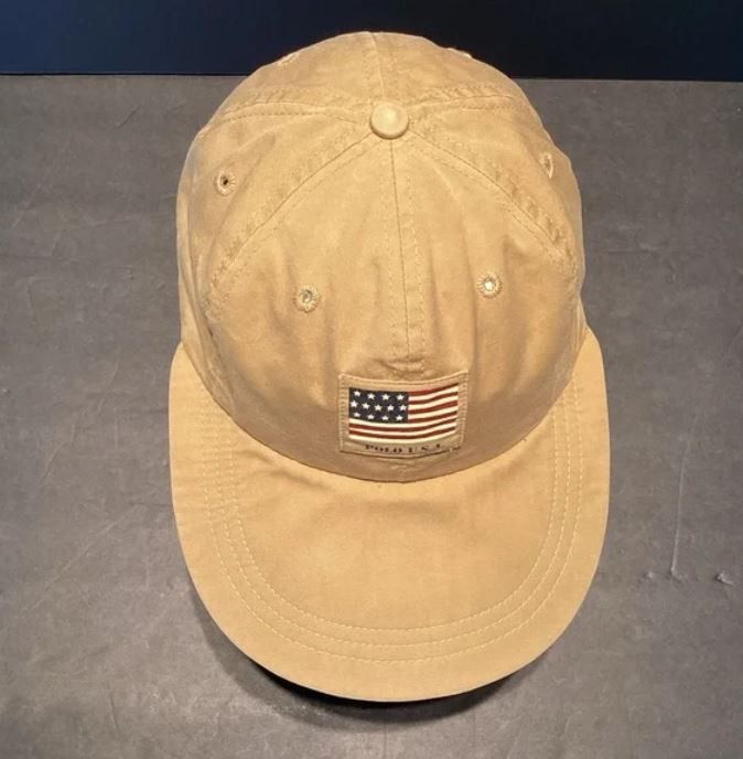 Polo Ralph Lauren Vintage Polo Ralph Lauren POLO USA Fitted Hat Cap Size 36 - 9 Thumbnail