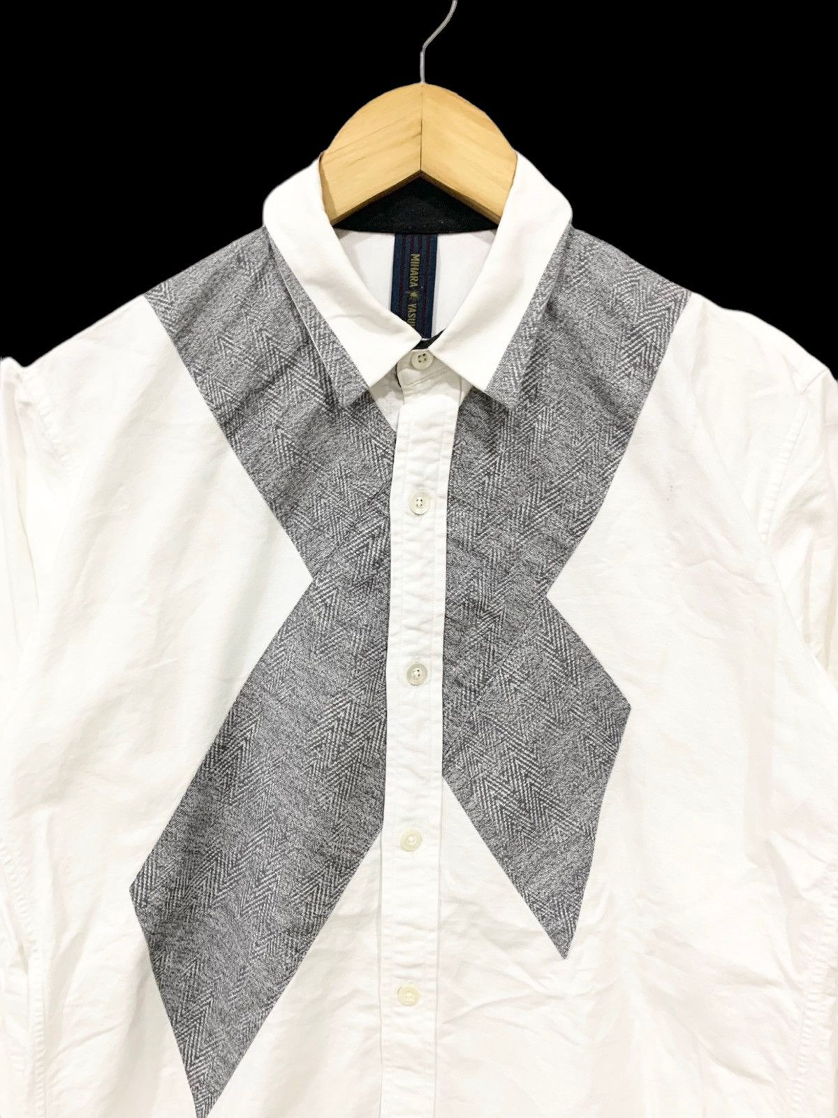 Designer × Japanese Brand × Maison MIHARA YASUHIRO MIHARA YASUHIRO JAPANESE BRAND LONG SLEEVE SHIRT BUTTON UP Size US S / EU 44-46 / 1 - 4 Thumbnail