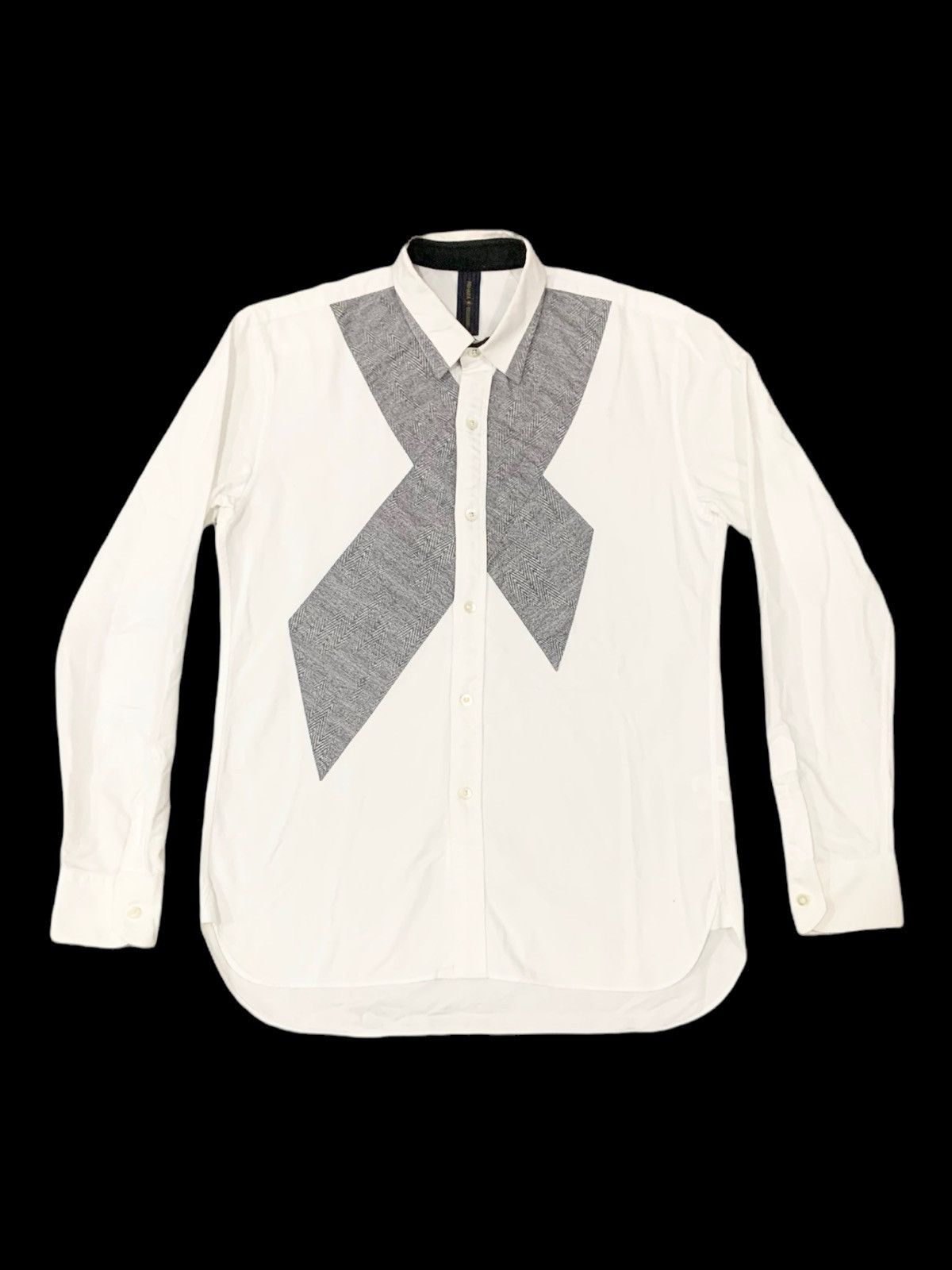 Designer × Japanese Brand × Maison MIHARA YASUHIRO MIHARA YASUHIRO JAPANESE BRAND LONG SLEEVE SHIRT BUTTON UP Size US S / EU 44-46 / 1 - 3 Thumbnail