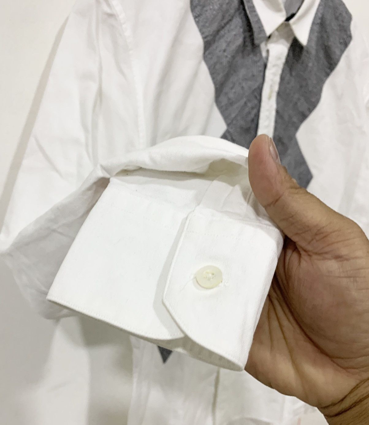 Designer × Japanese Brand × Maison MIHARA YASUHIRO MIHARA YASUHIRO JAPANESE BRAND LONG SLEEVE SHIRT BUTTON UP Size US S / EU 44-46 / 1 - 9 Thumbnail