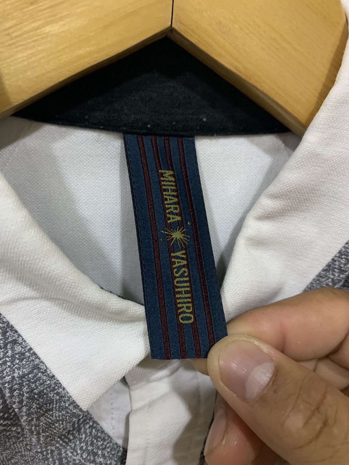 Designer × Japanese Brand × Maison MIHARA YASUHIRO MIHARA YASUHIRO JAPANESE BRAND LONG SLEEVE SHIRT BUTTON UP Size US S / EU 44-46 / 1 - 5 Thumbnail