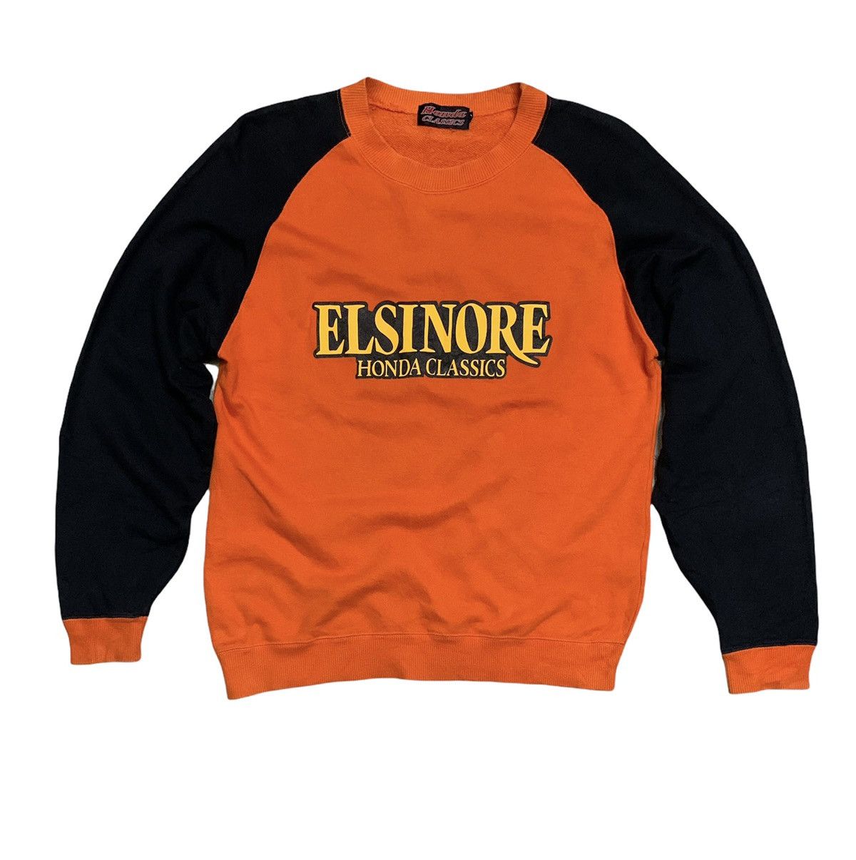 image of Gear For Sports x Honda VTG Honda Elsinore Steve Mcqueen Honda Access Corp in Orange/Black (Size La