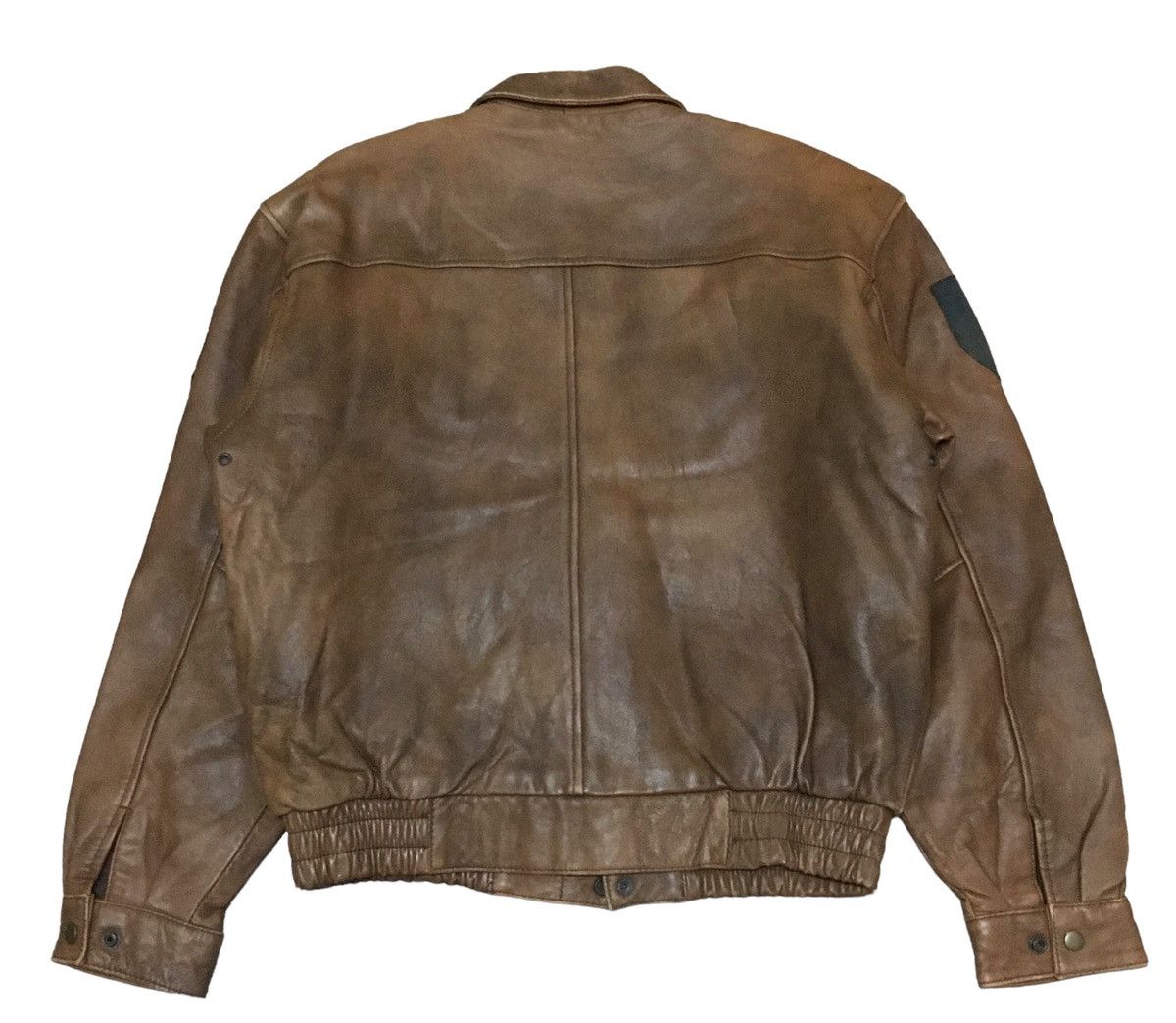 Vintage Rare Vintage Brand Euro Mood Air Force Leather Jacket 1980s Size US L / EU 52-54 / 3 - 2 Thumbnail