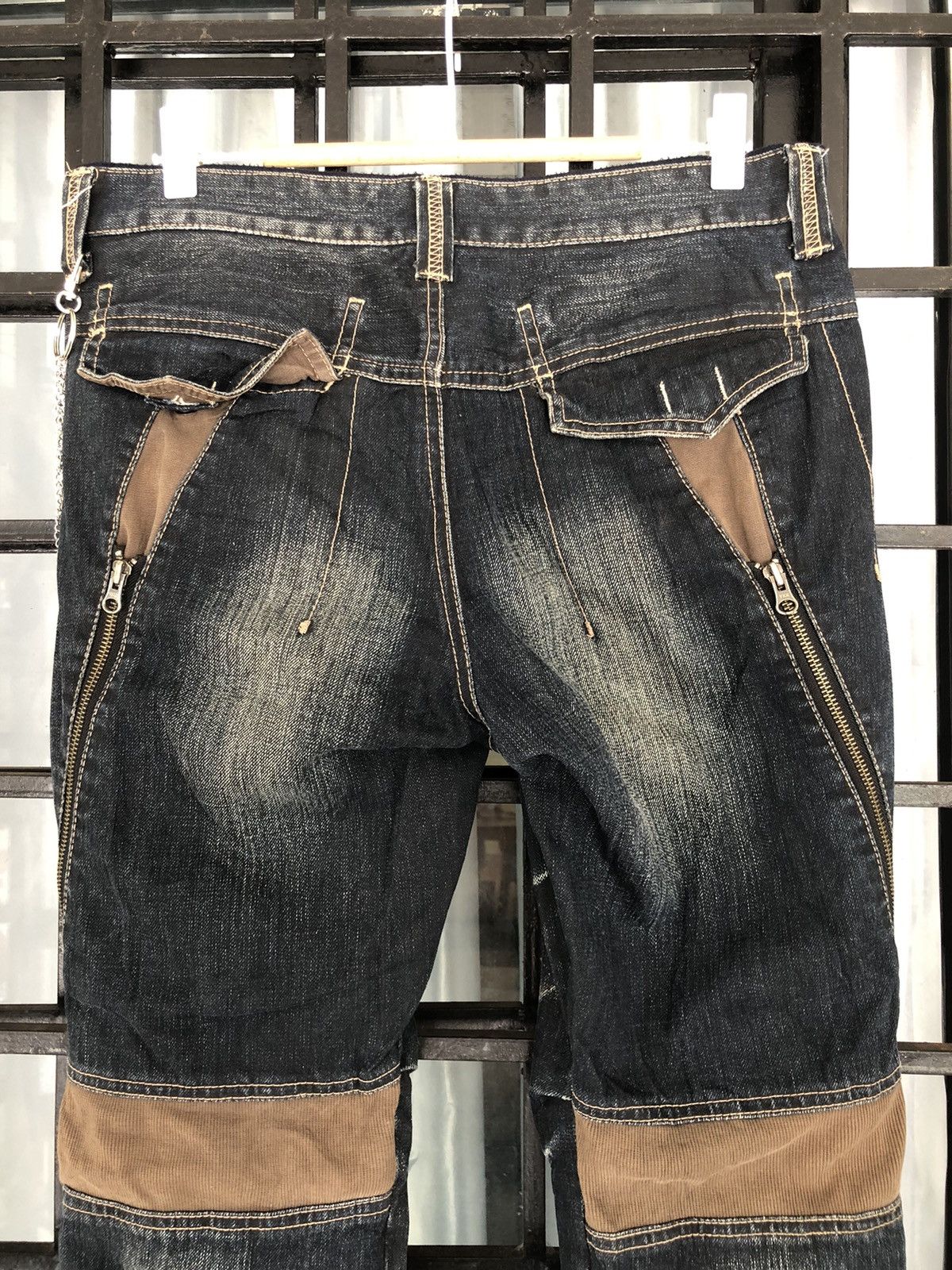PPFM Bondage jeans PPFM tactical zipper and pocket nice design Size US 31 - 4 Thumbnail