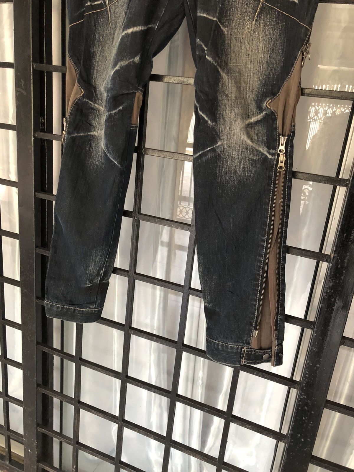 PPFM Bondage jeans PPFM tactical zipper and pocket nice design Size US 31 - 7 Thumbnail