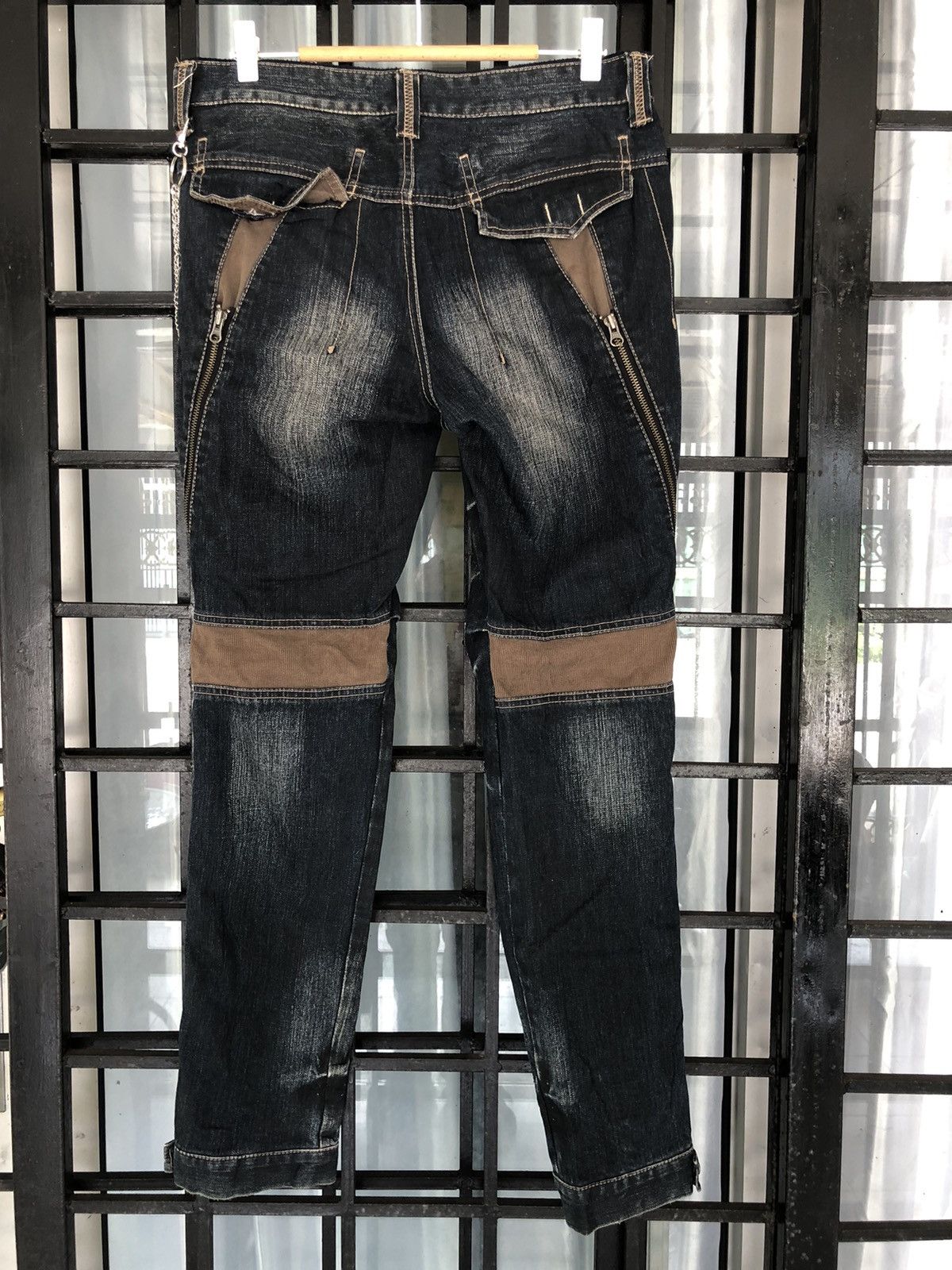 PPFM Bondage jeans PPFM tactical zipper and pocket nice design Size US 31 - 3 Thumbnail