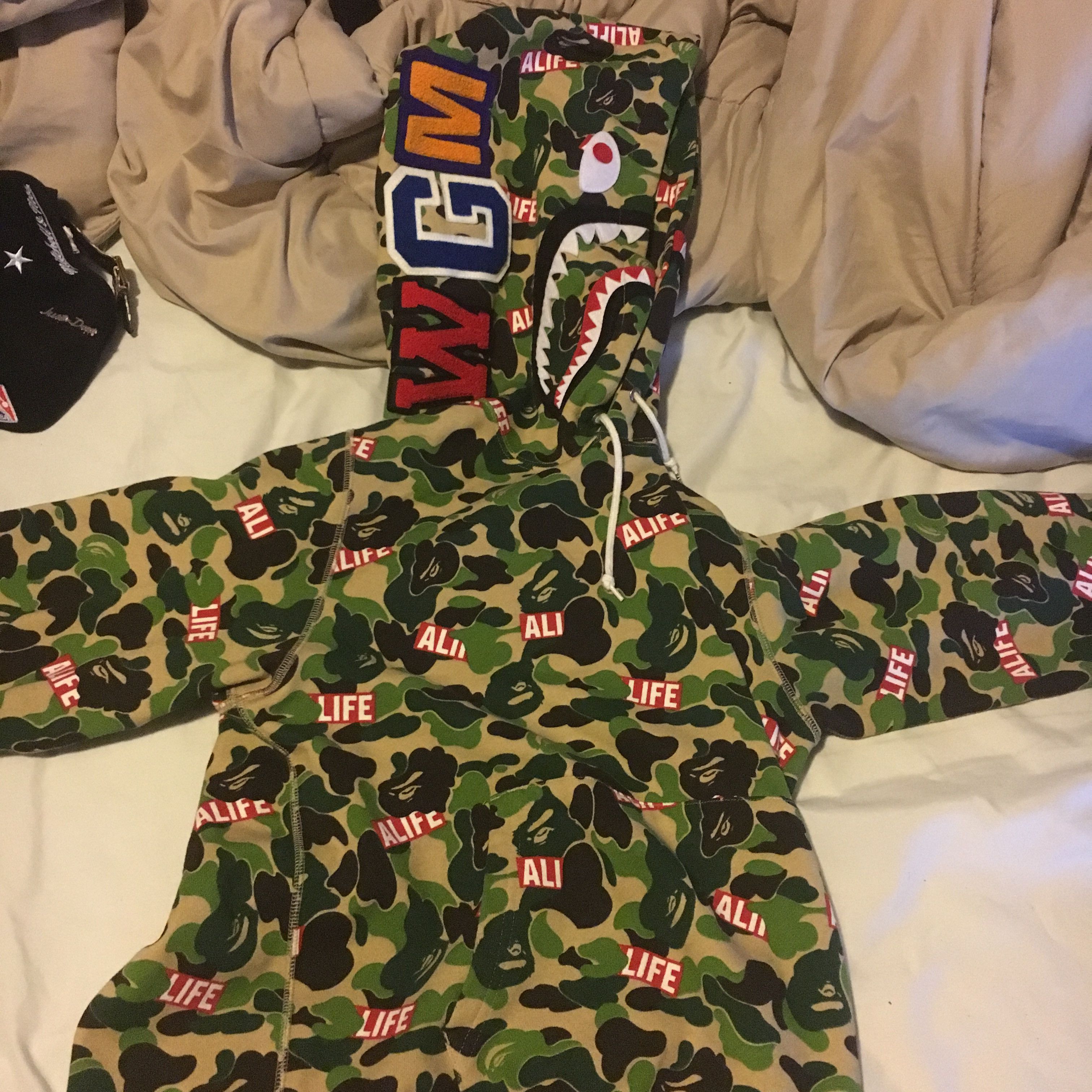 Bape Bape X Alife Hoodie Grailed