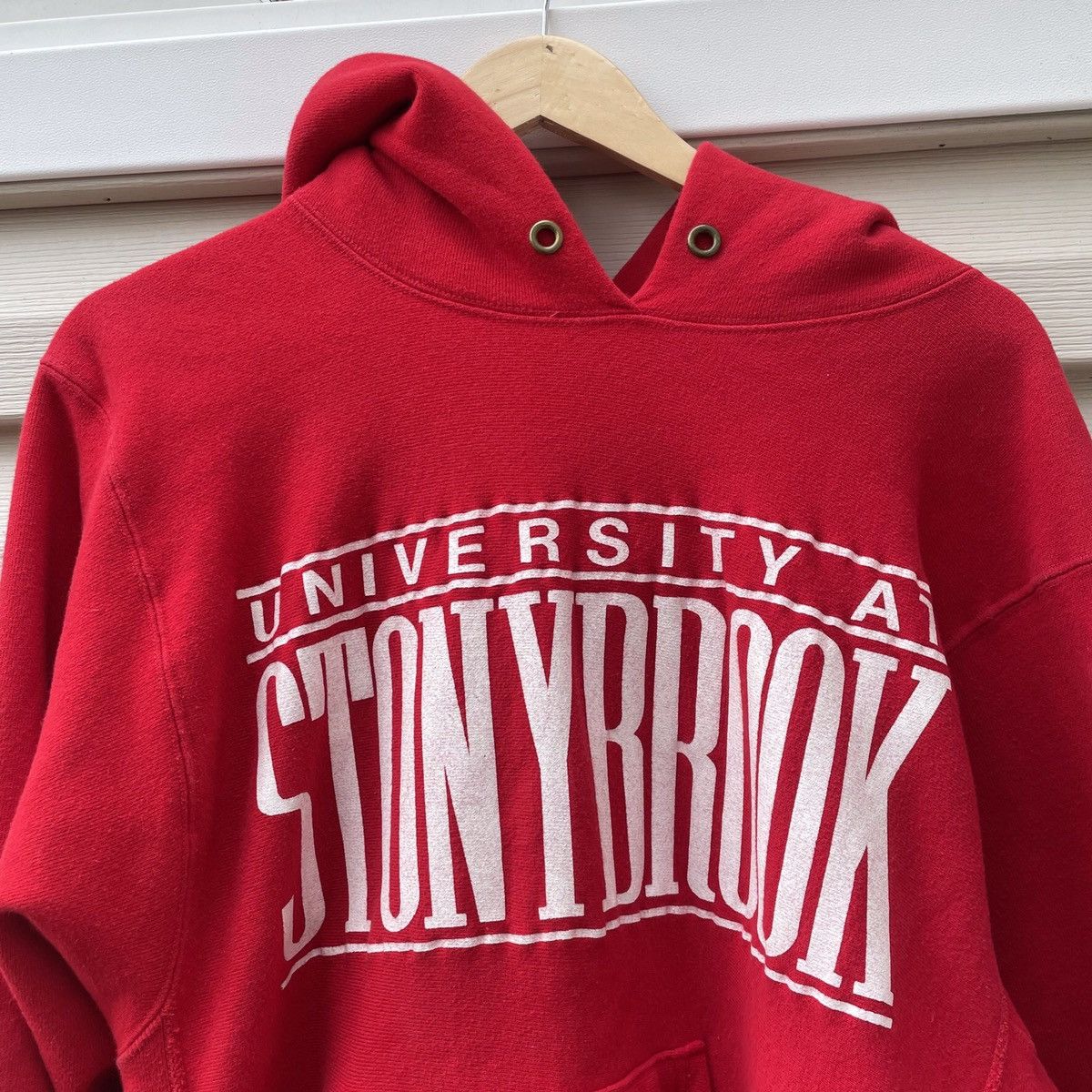 Champion × Vintage 90s Stony Brook University Champion reverse weave hoodie Size US L / EU 52-54 / 3 - 2 Thumbnail