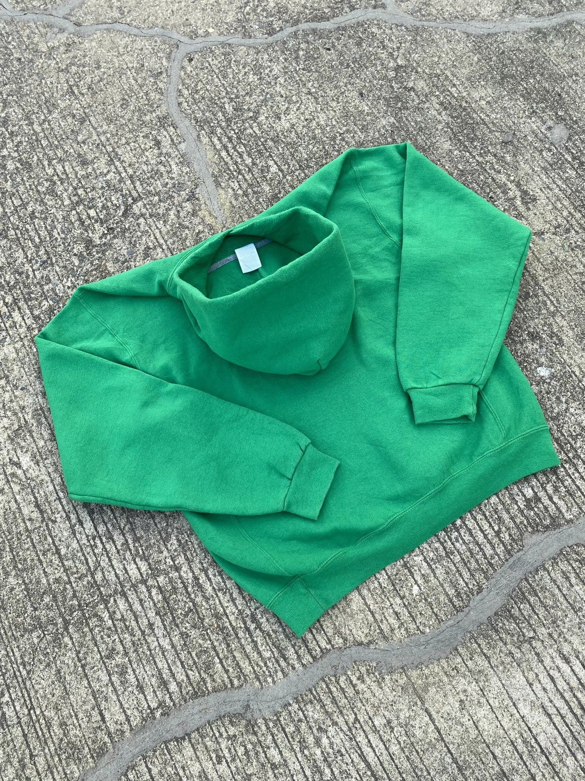 Russell Athletic × Vintage VTG Green Russell Athletic Hoodie (M) Size US M / EU 48-50 / 2 - 9 Thumbnail