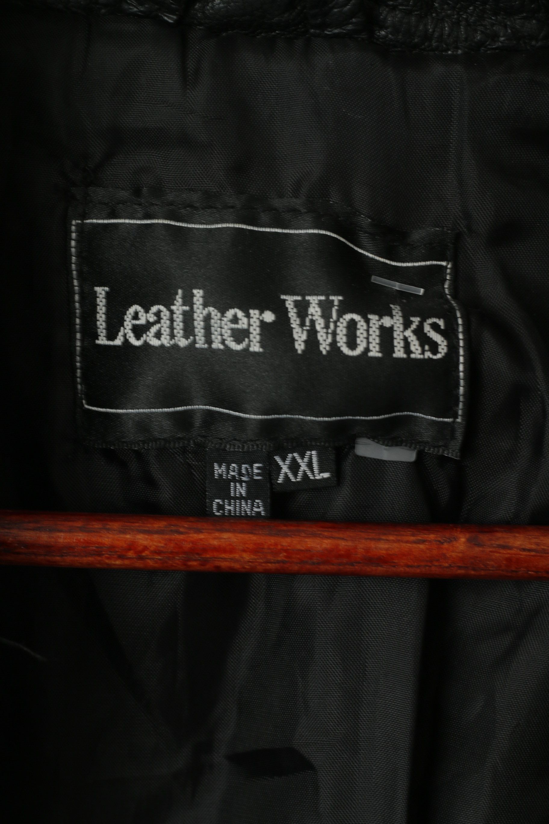 Vintage Leather Works Women XXL Jacket Black Patchwork 2147 Size XXL / US 16-18 / IT 52-54 - 3 Thumbnail