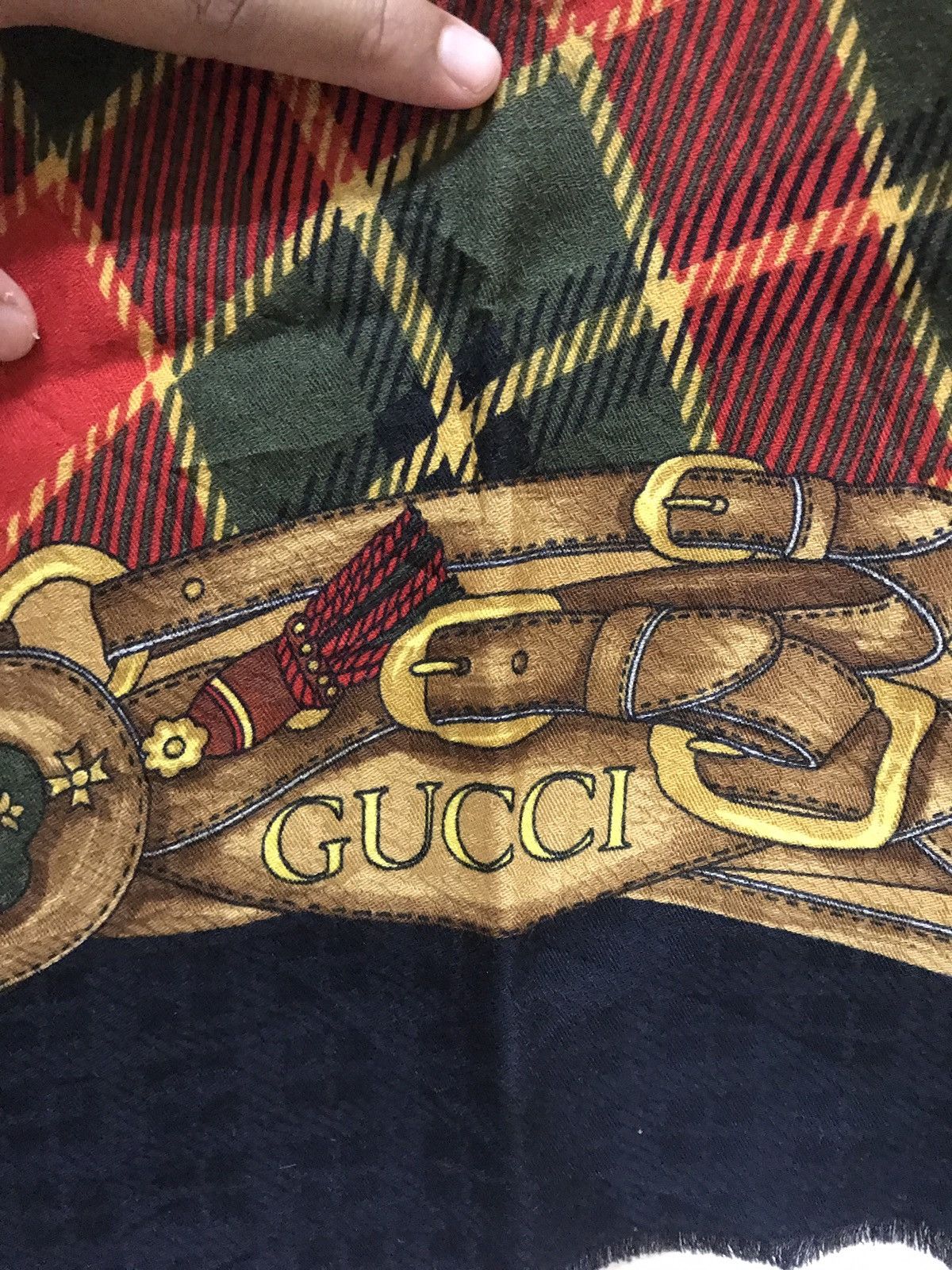 Gucci GUCCI WOOL/SILK MONOGRAMMED MADE IN ITALY Size 46 - 2 Thumbnail