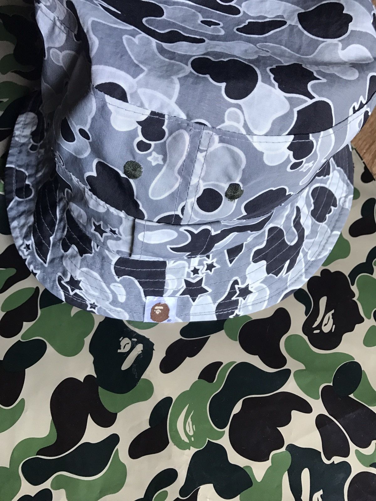 Bape '01 reversible psyche camo bucket hat | Grailed